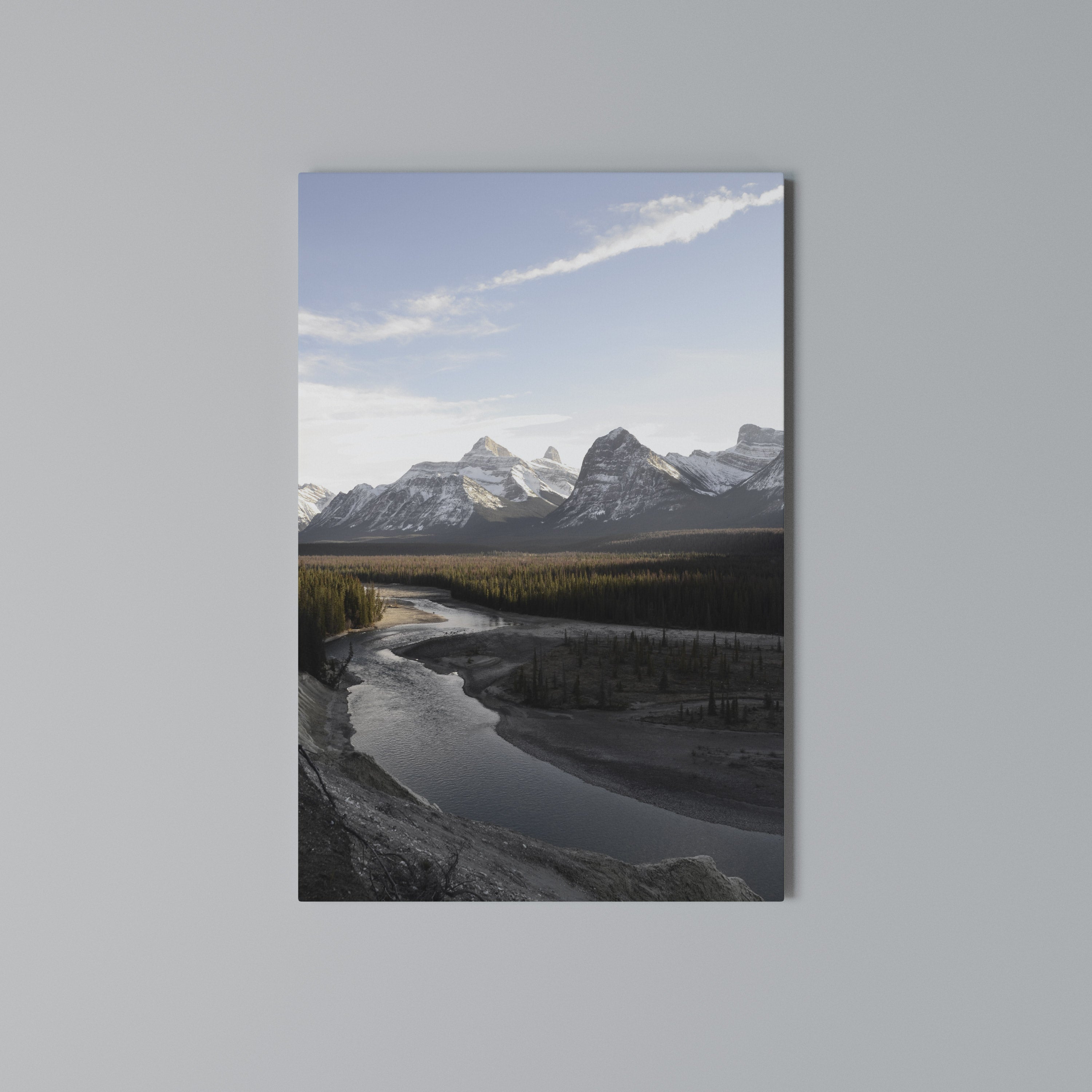 ECHOES OF NATURE'S SPLENDOR Vertical Canvas Print