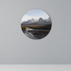 ECHOES OF NATURE'S SPLENDOR Round Wall Art