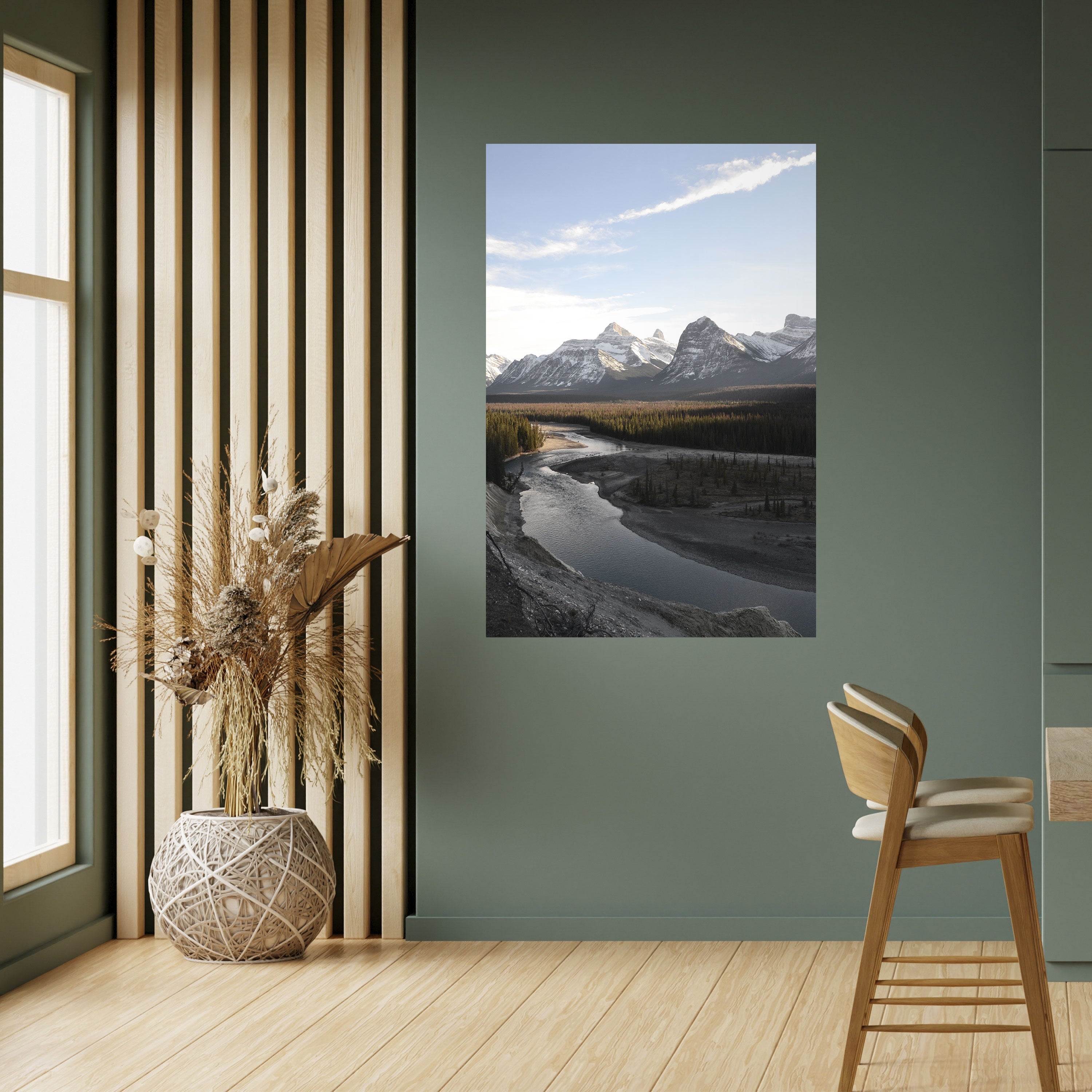 ECHOES OF NATURE'S SPLENDOR Vertikales Poster zum Abziehen und Aufkleben