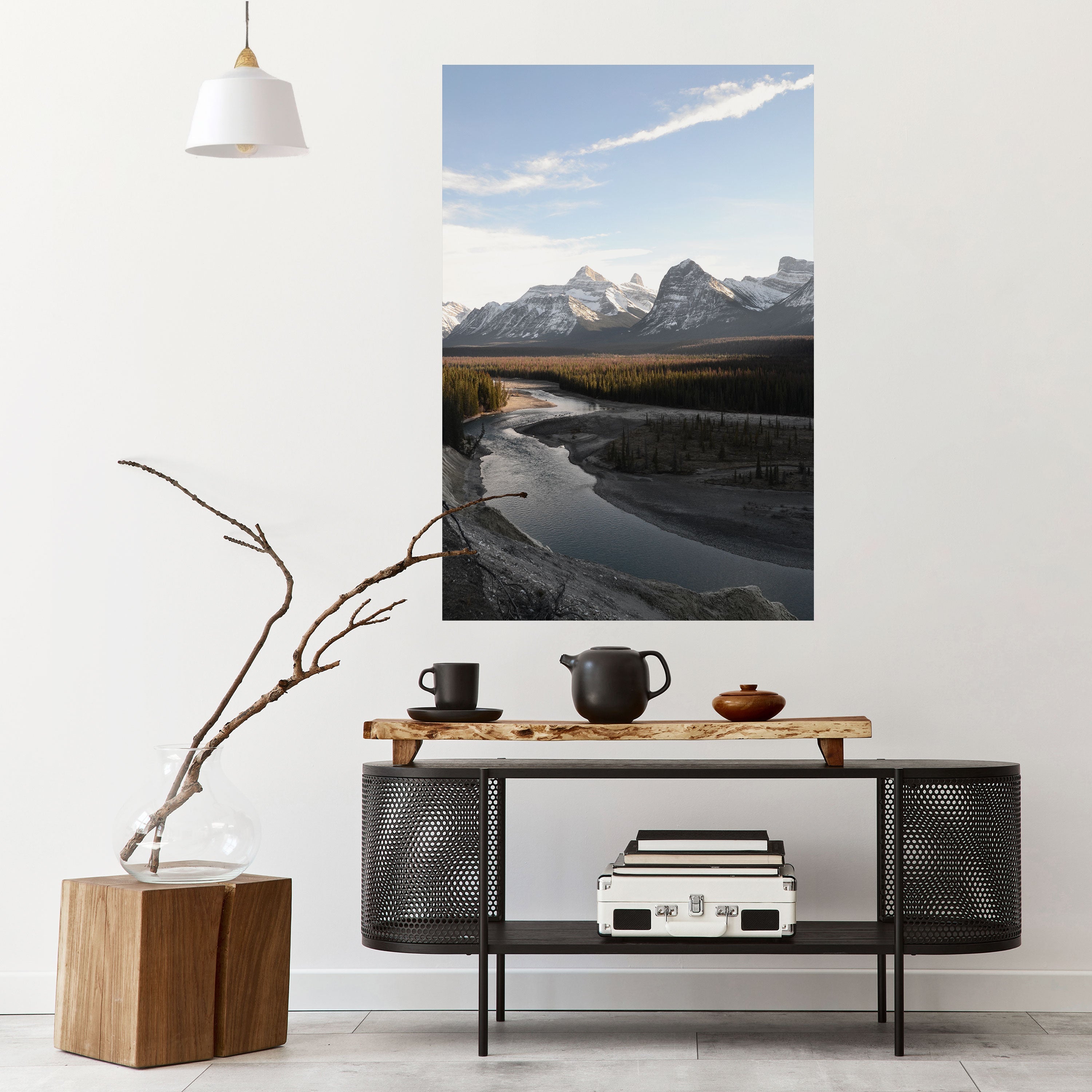 ECHOES OF NATURE'S SPLENDOR Vertikales Poster zum Abziehen und Aufkleben
