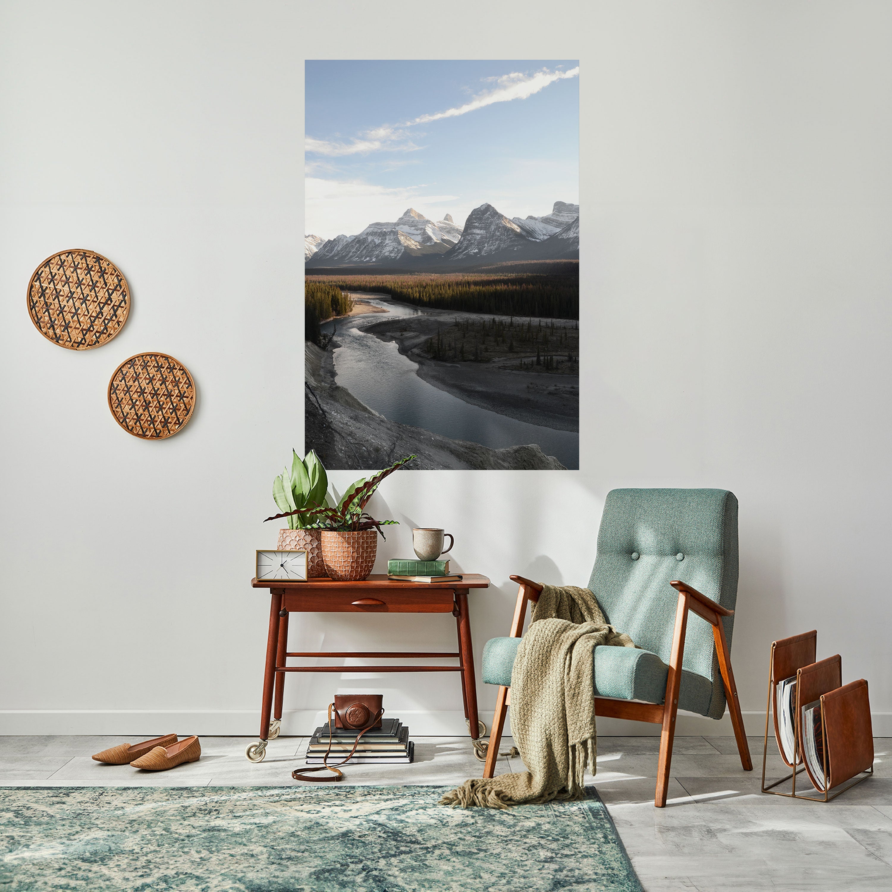 ECHOES OF NATURE'S SPLENDOR Vertikales Poster zum Abziehen und Aufkleben