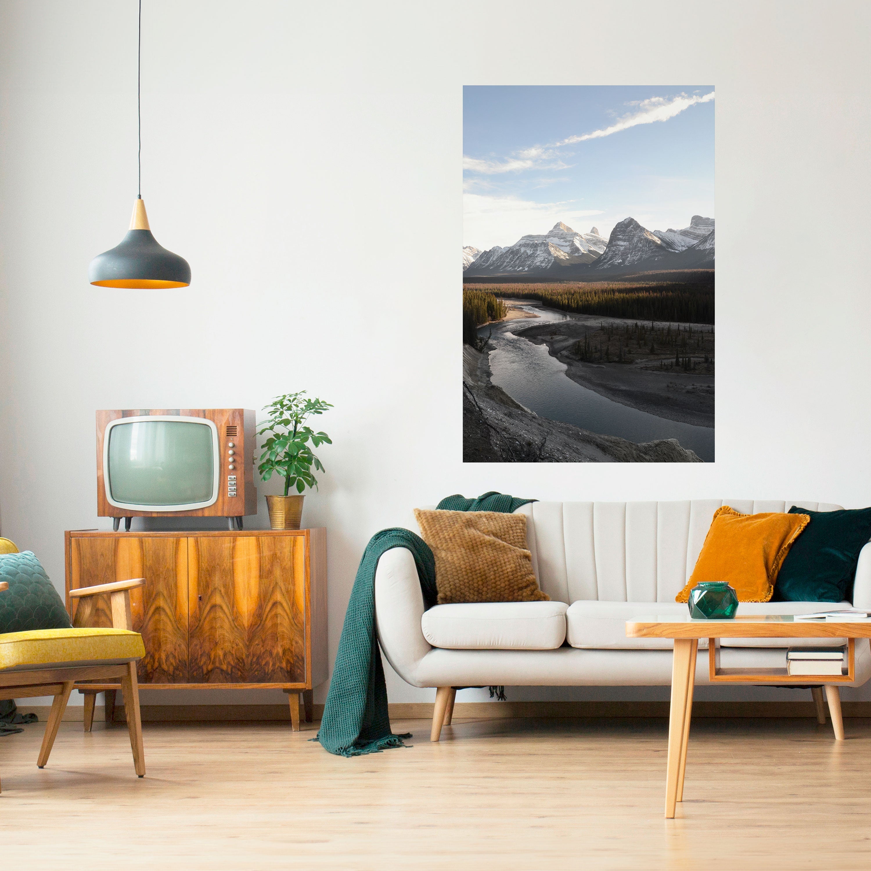 ECHOES OF NATURE'S SPLENDOR Vertikales Poster zum Abziehen und Aufkleben