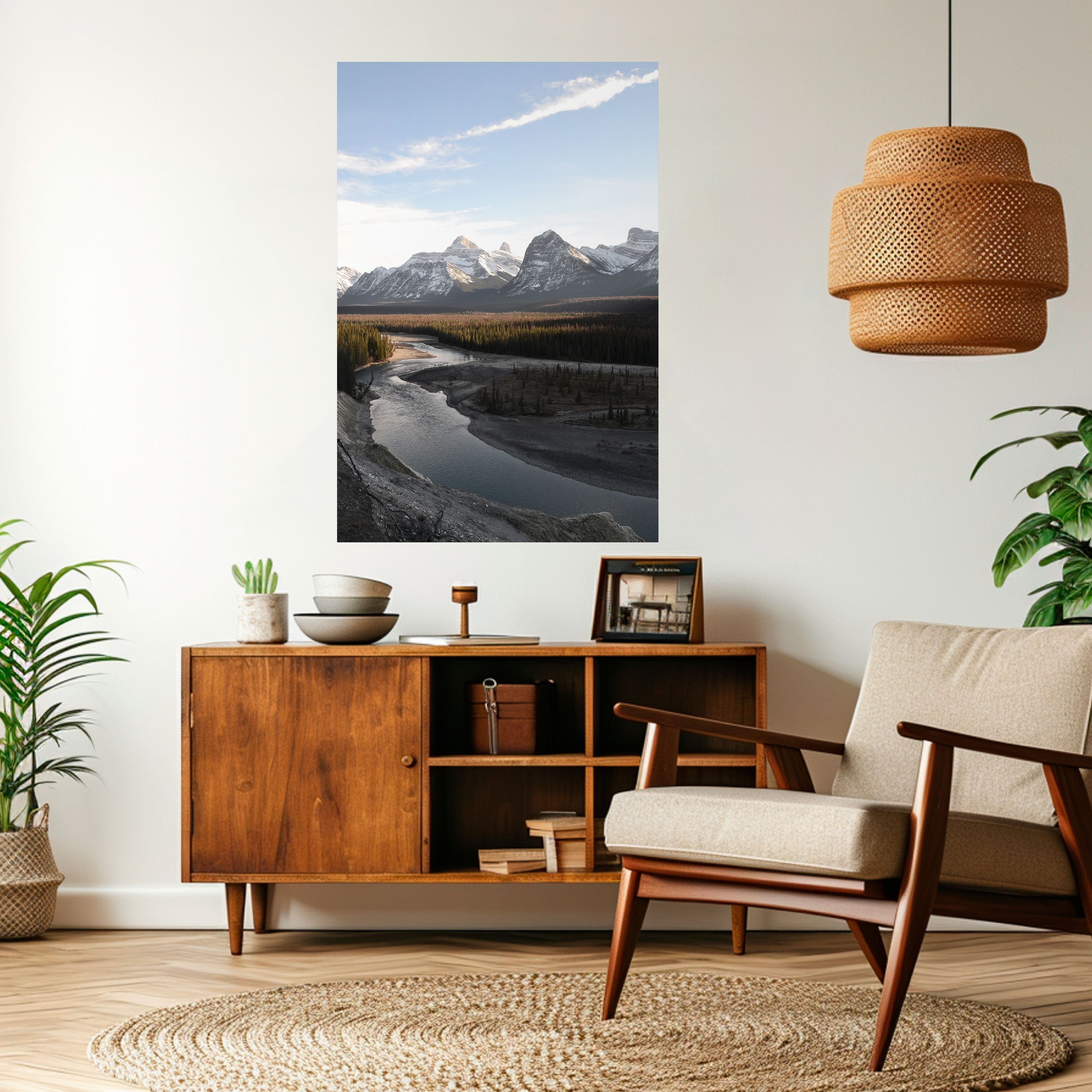 ECHOES OF NATURE'S SPLENDOR Vertikales Poster zum Abziehen und Aufkleben
