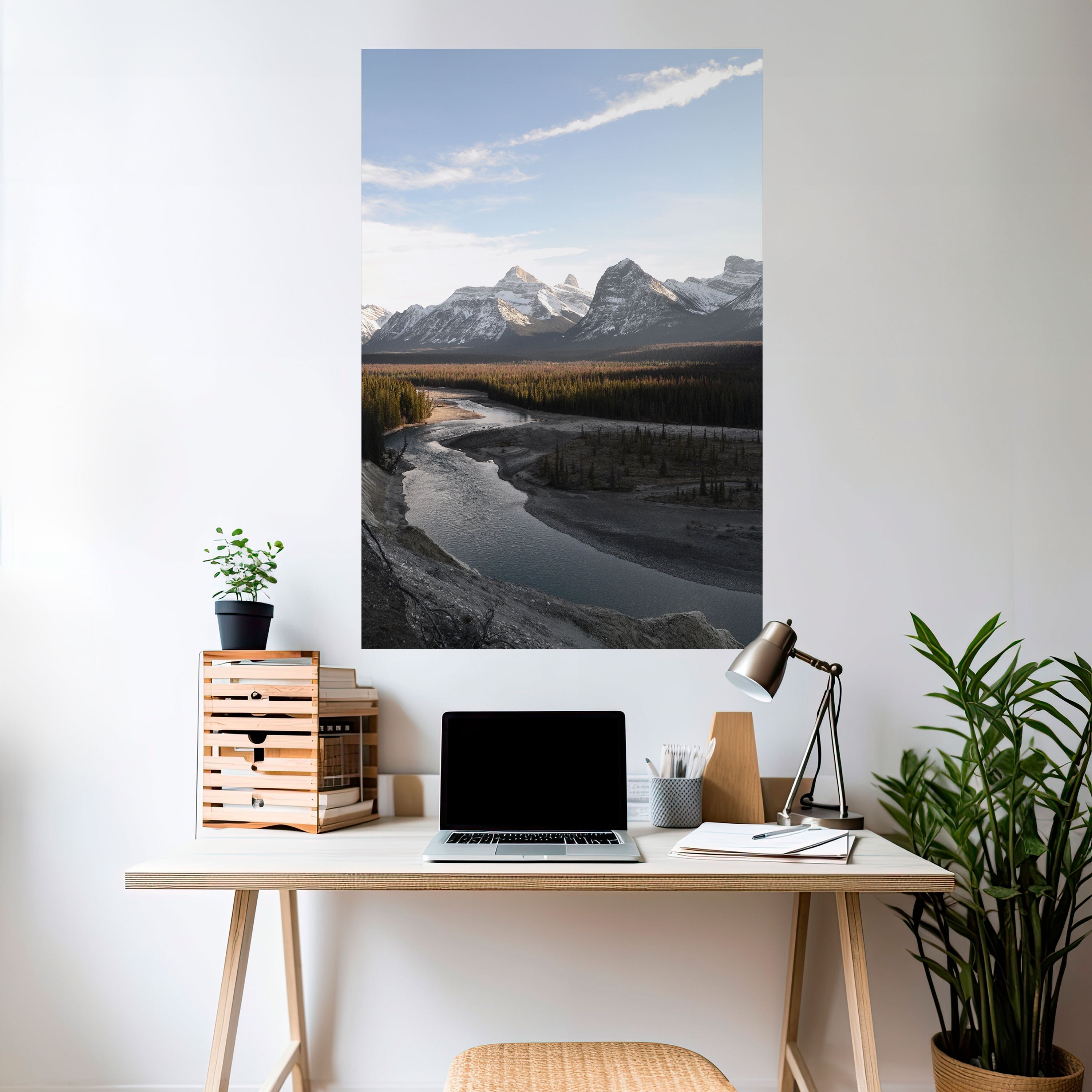 ECHOES OF NATURE'S SPLENDOR Vertikales Poster zum Abziehen und Aufkleben