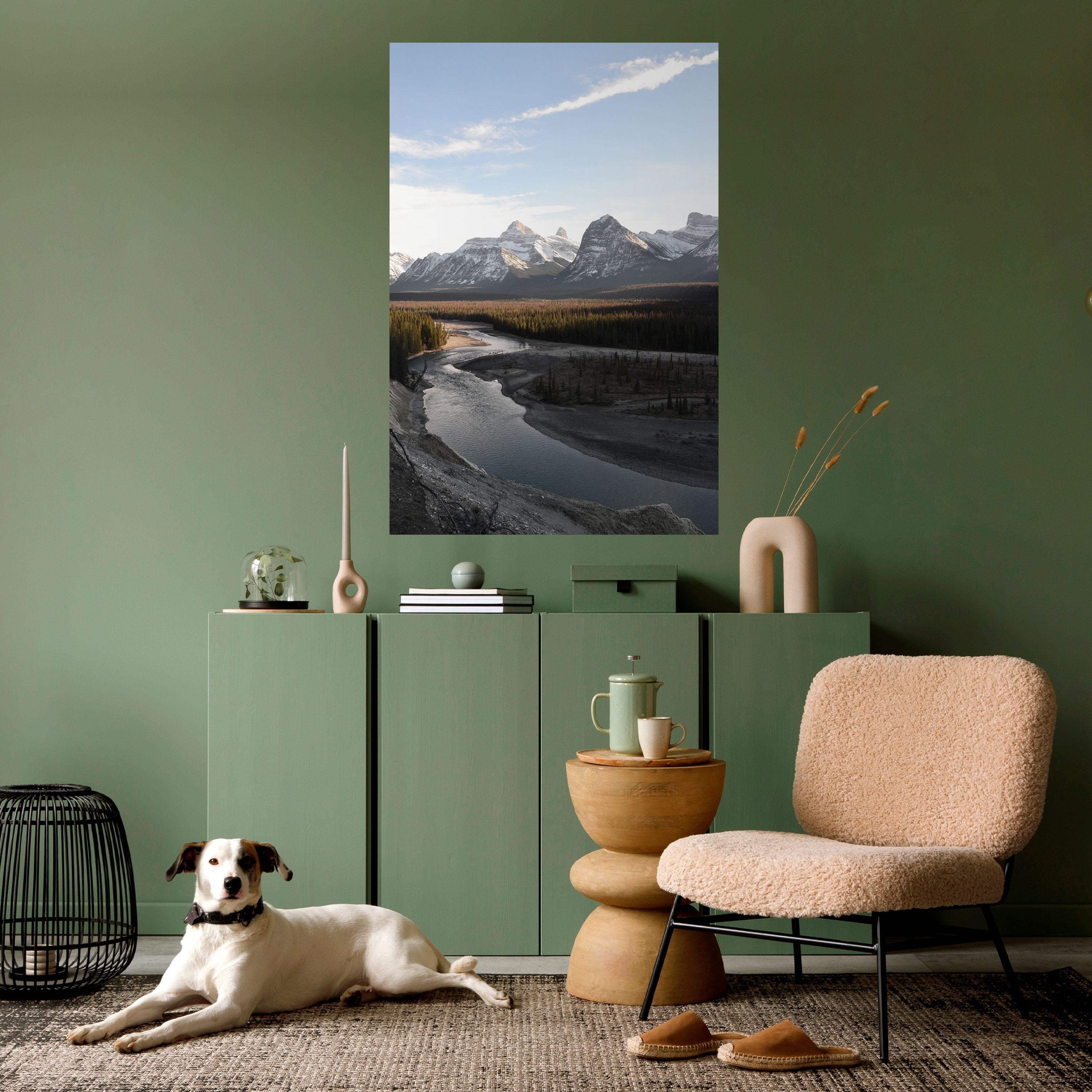 ECHOES OF NATURE'S SPLENDOR Vertikales Poster zum Abziehen und Aufkleben