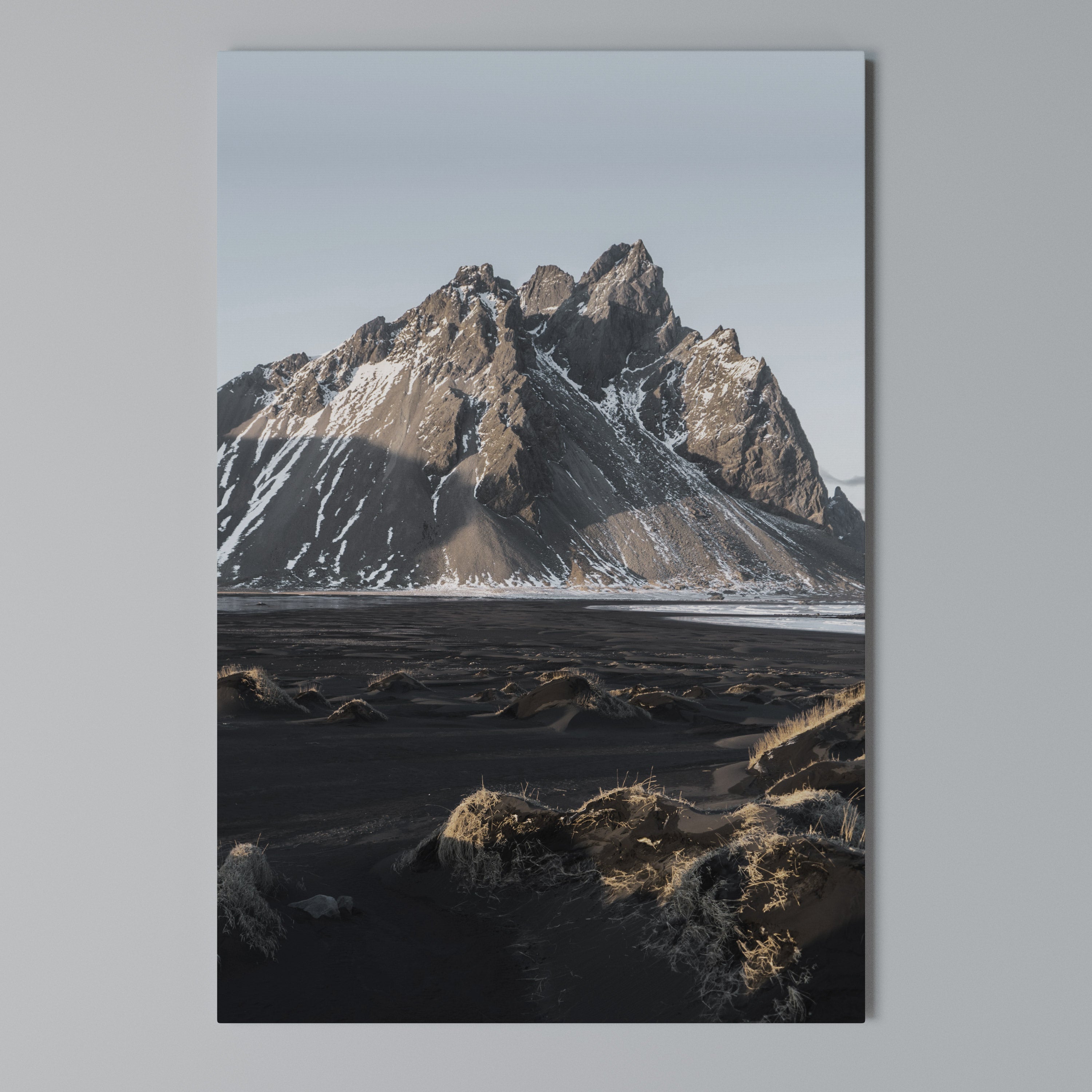 ECHOES OF TIMELESS HEIGHTS Vertical Canvas Print