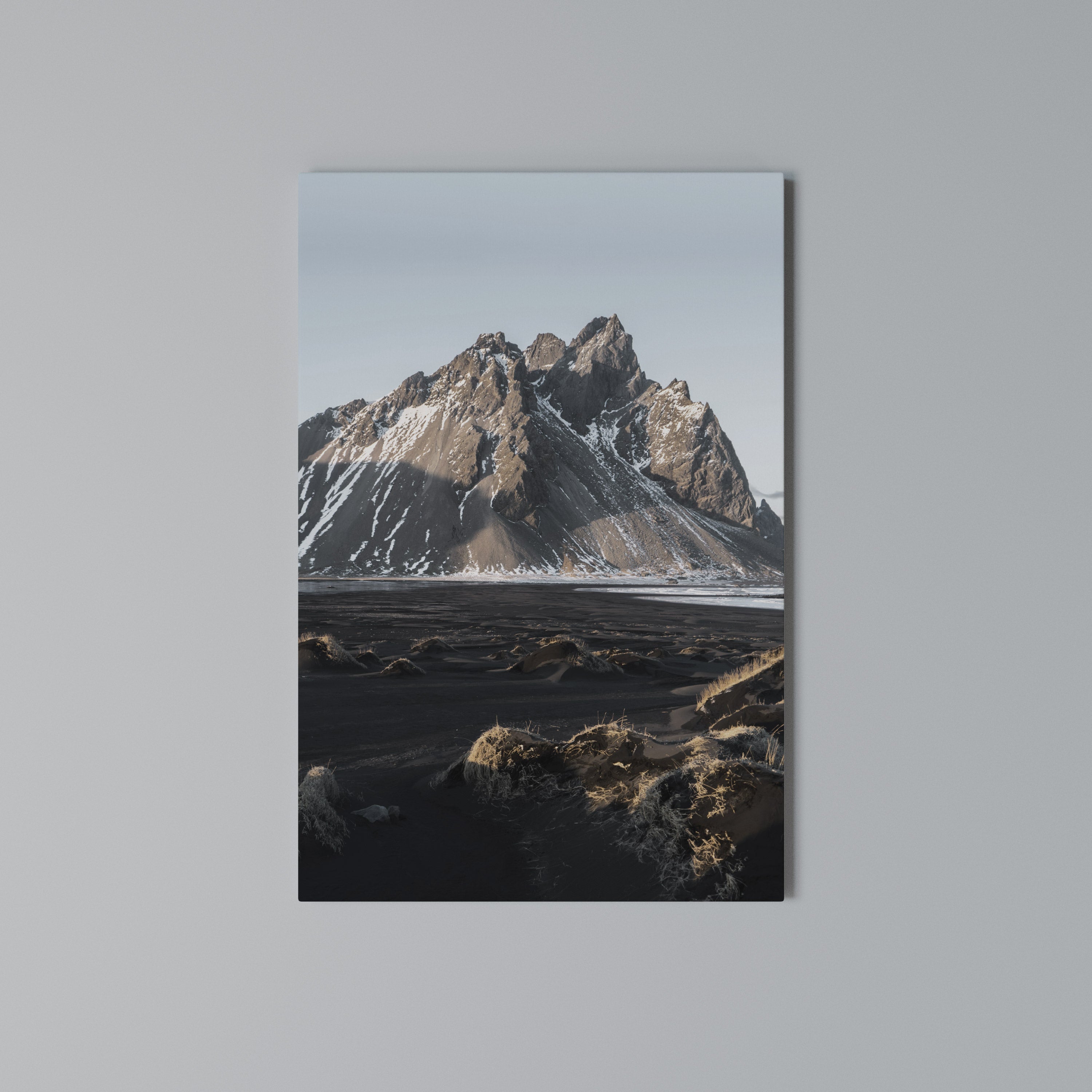 ECHOES OF TIMELESS HEIGHTS Vertical Canvas Print