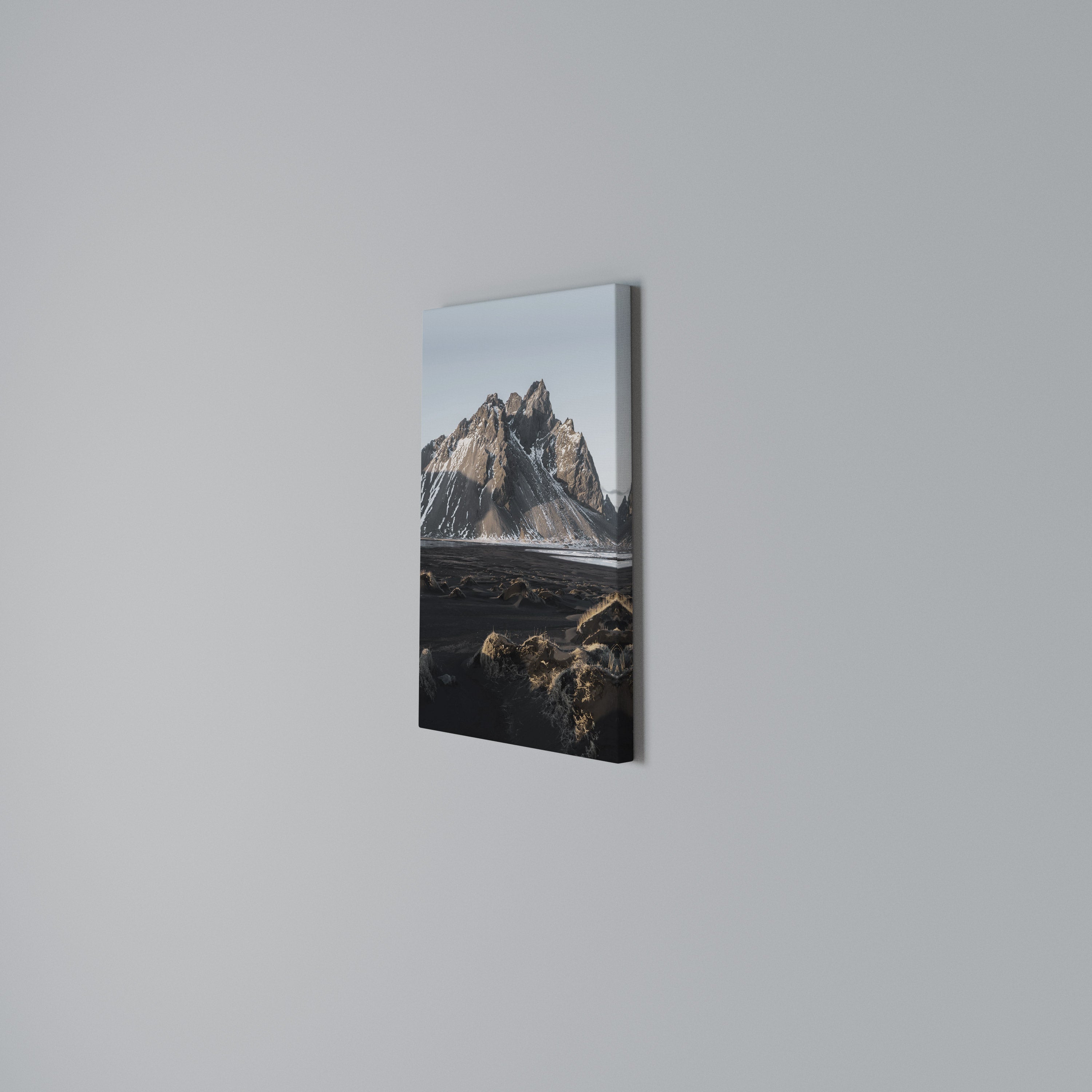 ECHOES OF TIMELESS HEIGHTS Vertical Canvas Print
