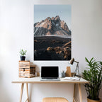 ECHOES OF TIMELESS HEIGHTS Selbstklebendes Poster - Hochformat