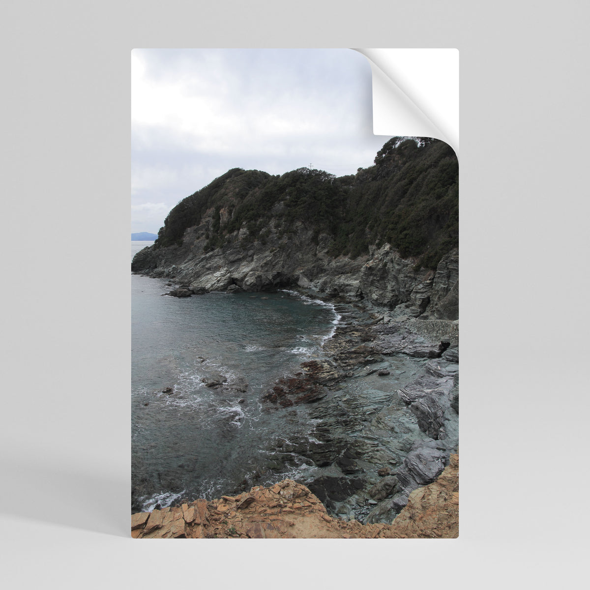 STONE MELODY AT SEA Selbstklebendes Poster - Hochformat