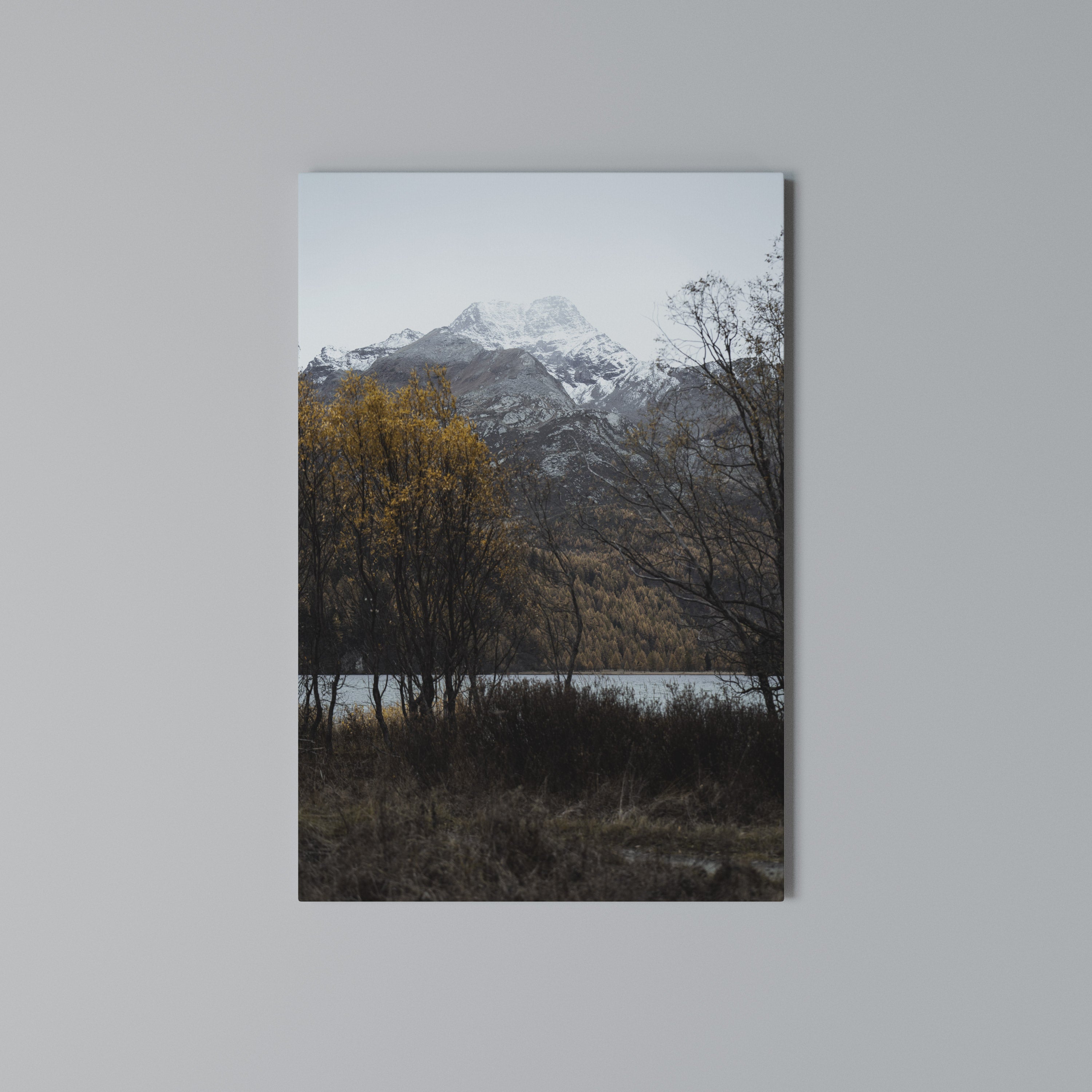 AUTUMN'S SILENT EMBRACE Vertical Canvas Print