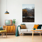 AUTUMN'S SILENT EMBRACE Selbstklebendes Poster - Hochformat