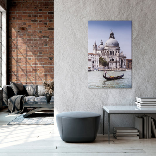 GONDOLA SERENADE Vertical Canvas Print