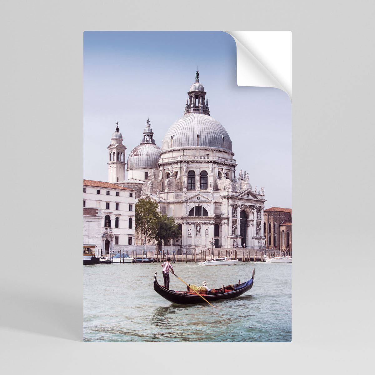 GONDOLA SERENADE Selbstklebendes Poster - Hochformat