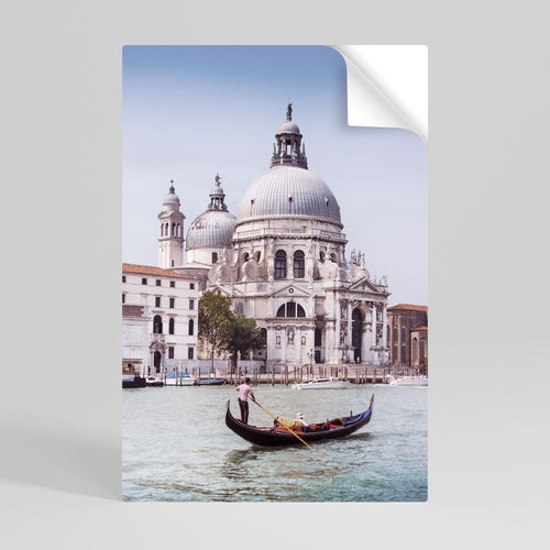 GONDOLA SERENADE Selbstklebendes Poster - Hochformat