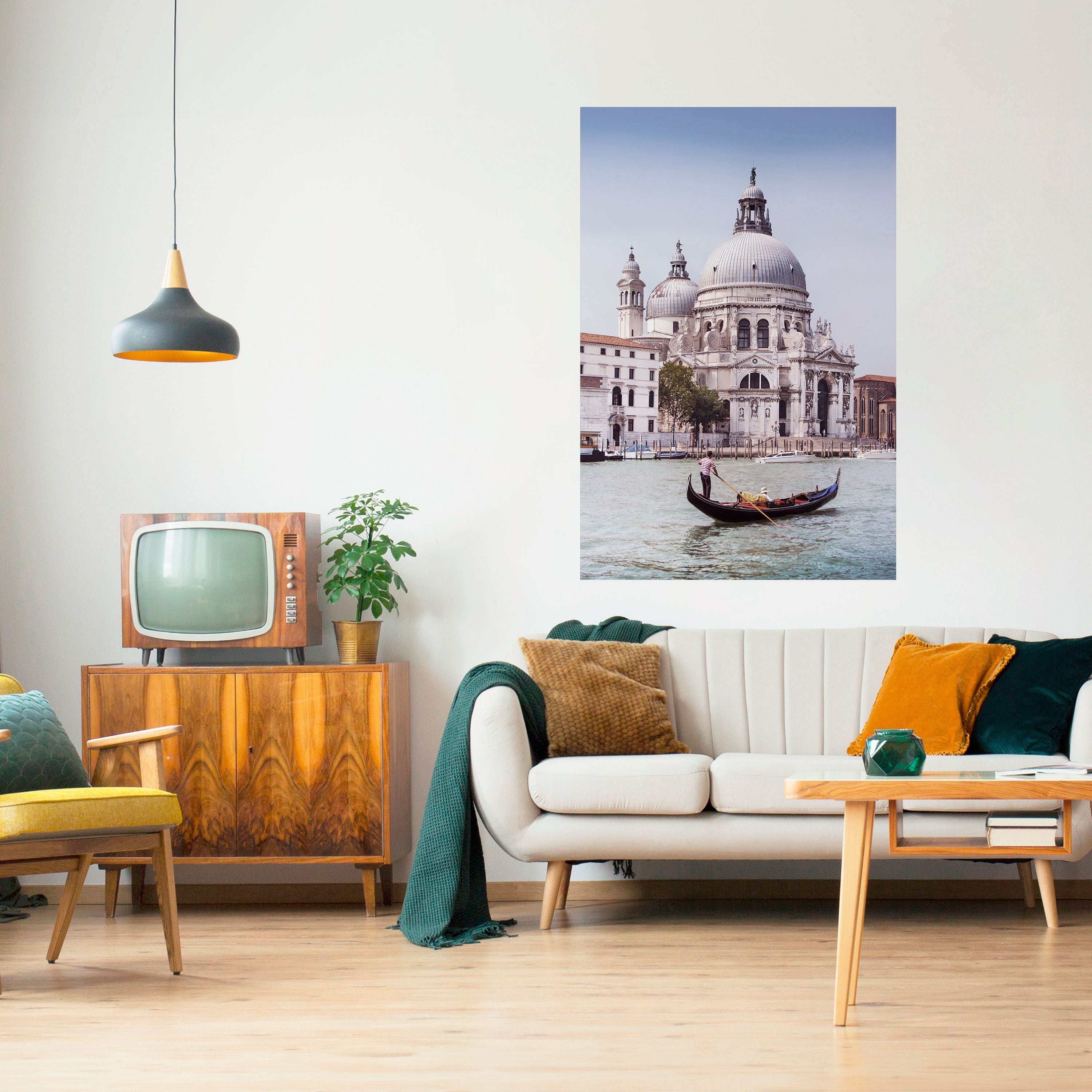 GONDOLA SERENADE Vertikales Poster zum Abziehen und Aufkleben