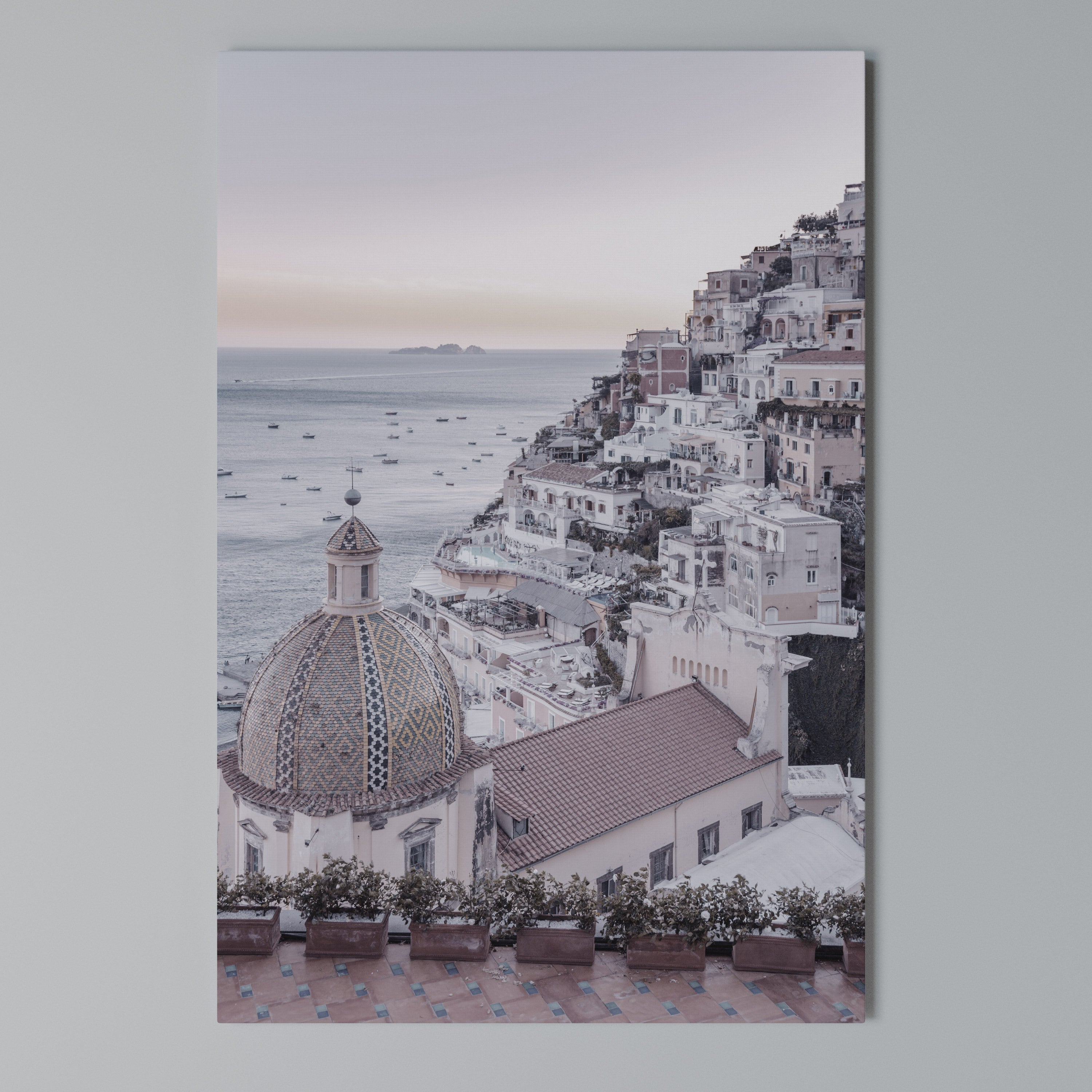 MEDITERRANEAN DREAMSCAPE Vertical Canvas Print