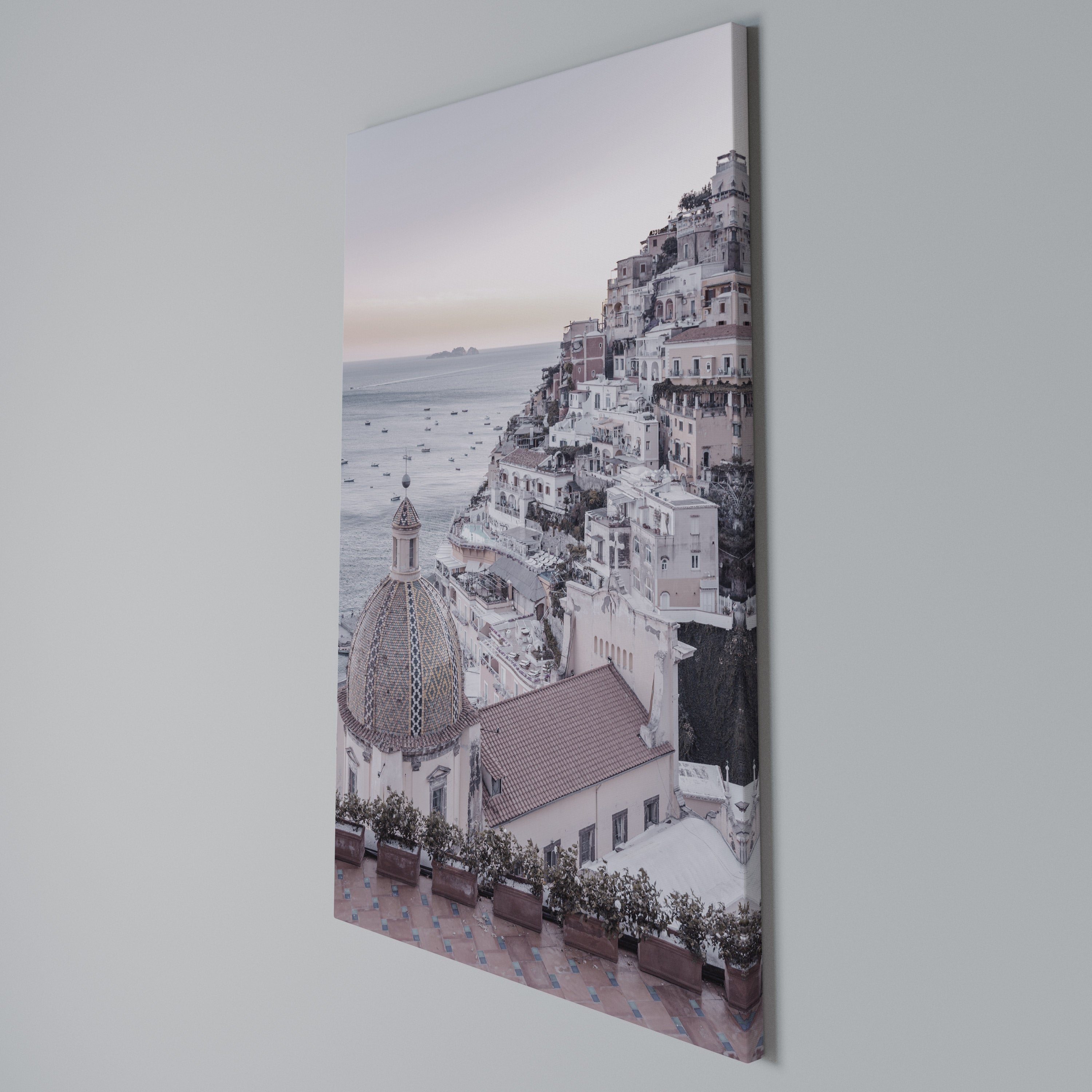 MEDITERRANEAN DREAMSCAPE Vertical Canvas Print