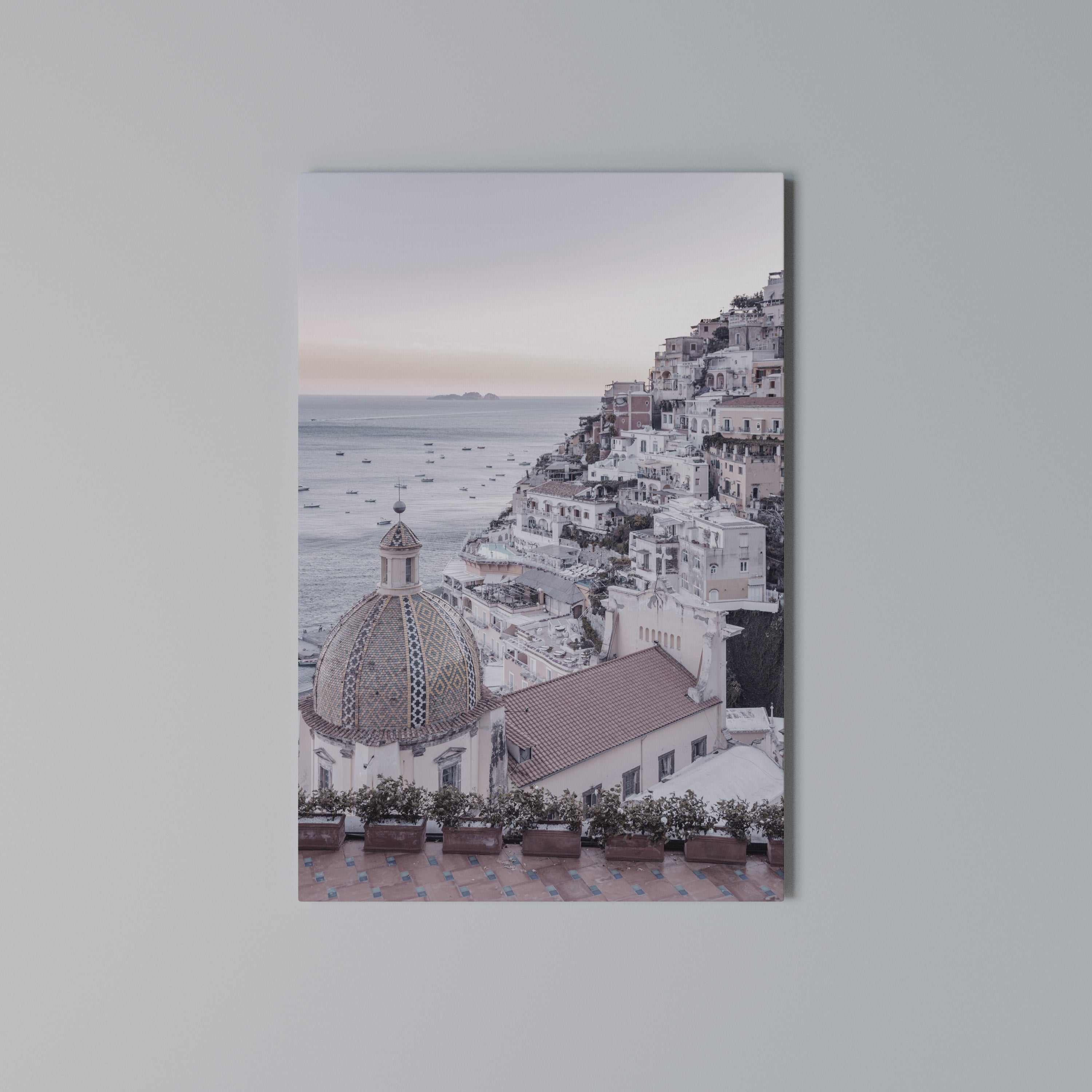 MEDITERRANEAN DREAMSCAPE Vertical Canvas Print