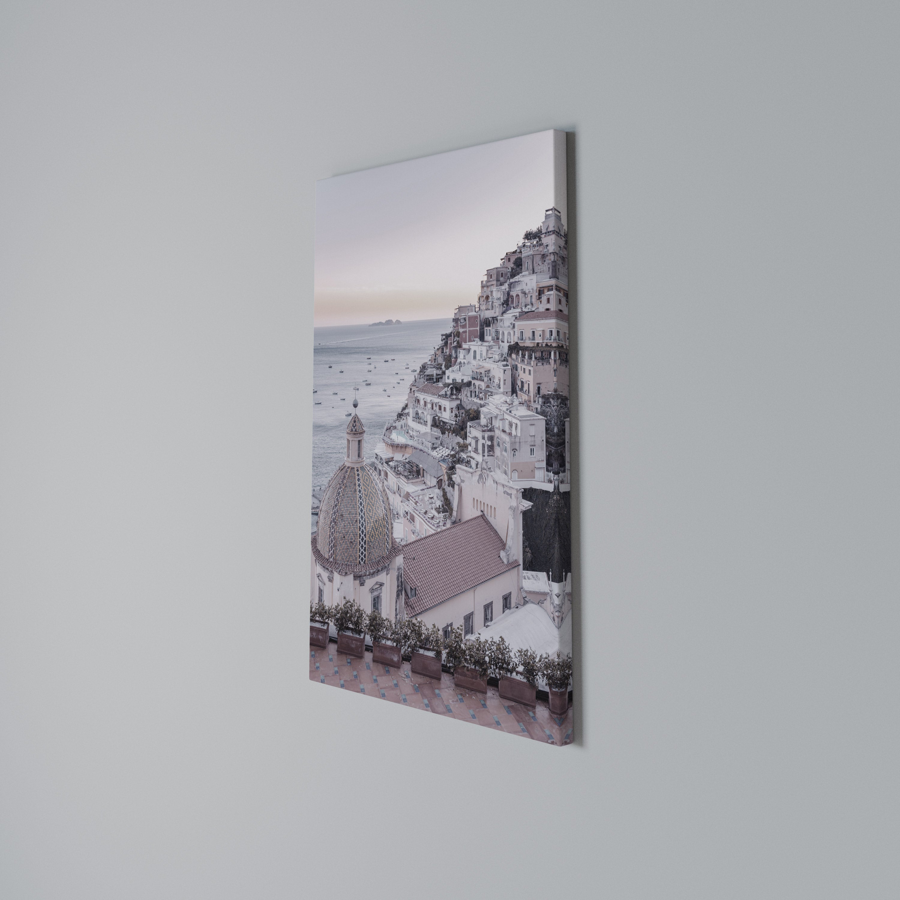 MEDITERRANEAN DREAMSCAPE Vertical Canvas Print