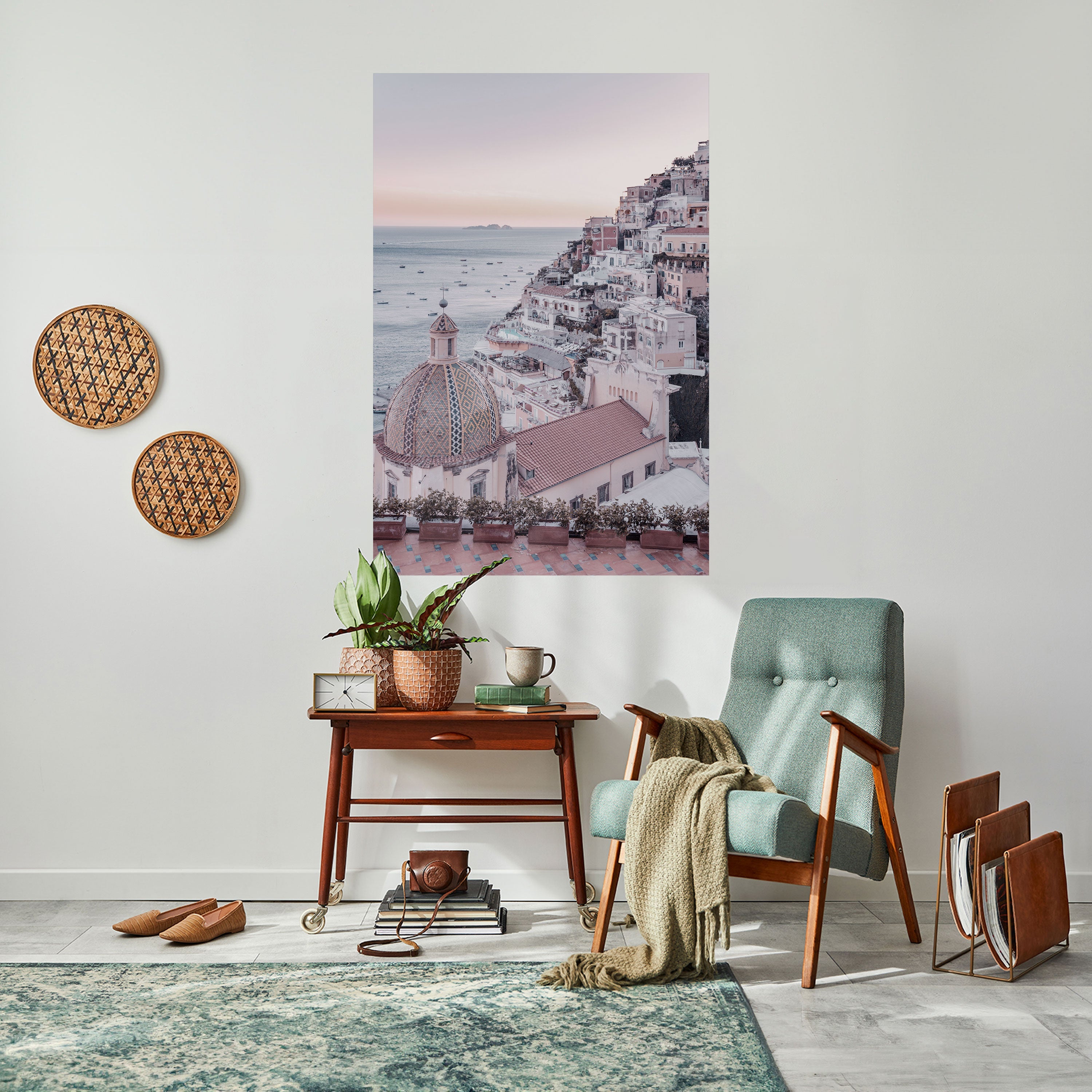 MEDITERRANEAN DREAMSCAPE Vertikales Poster zum Abziehen und Aufkleben