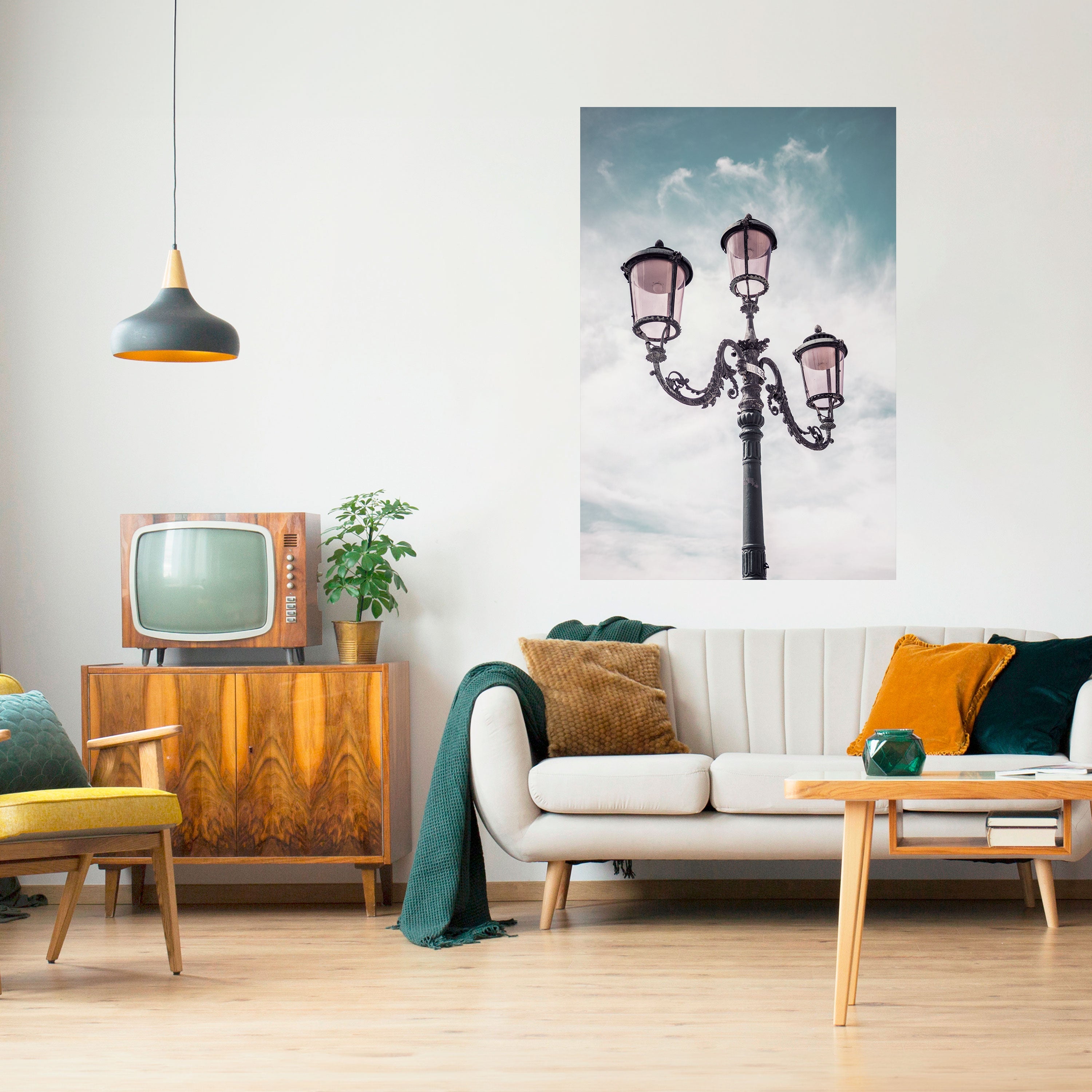 WHISPERS OF LIGHT Vertikales Poster zum Abziehen und Aufkleben