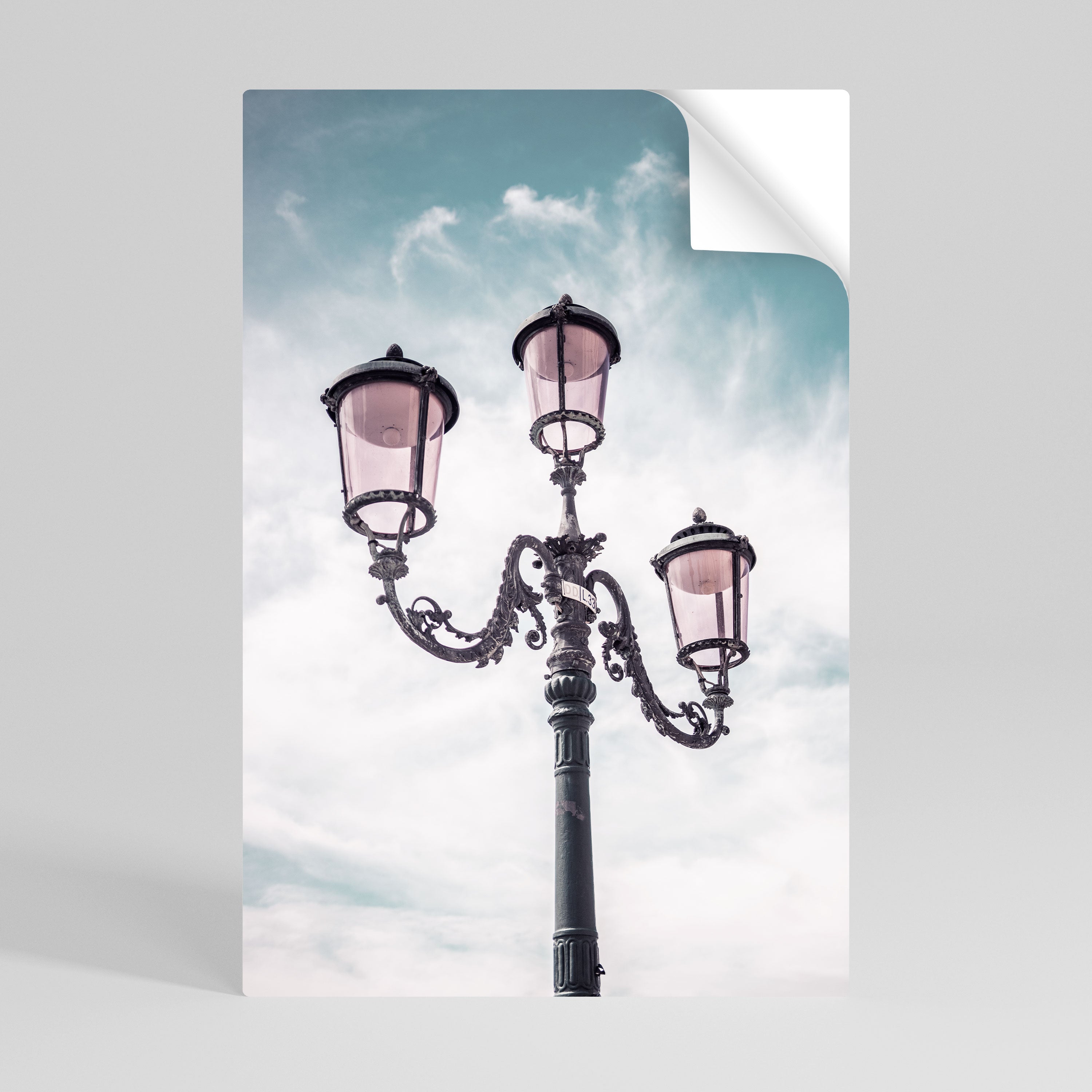 WHISPERS OF LIGHT Peel and Stick Vertical Poster