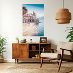 SEASIDE ARCHITECTURAL FANTASY Selbstklebendes Poster - Hochformat