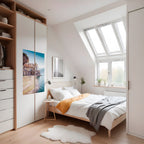 SEASIDE ARCHITECTURAL FANTASY Selbstklebendes Poster - Hochformat