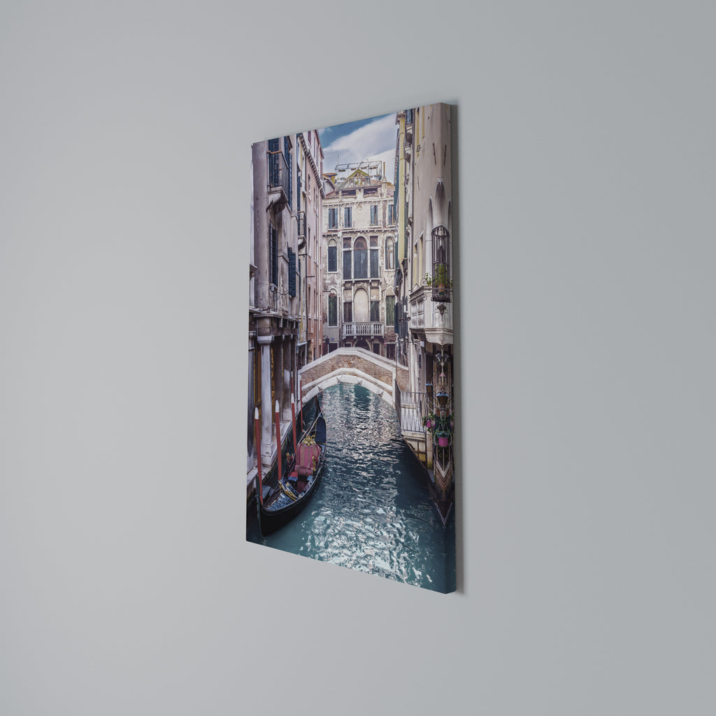 GONDOLA GLIDE Vertical Canvas Print