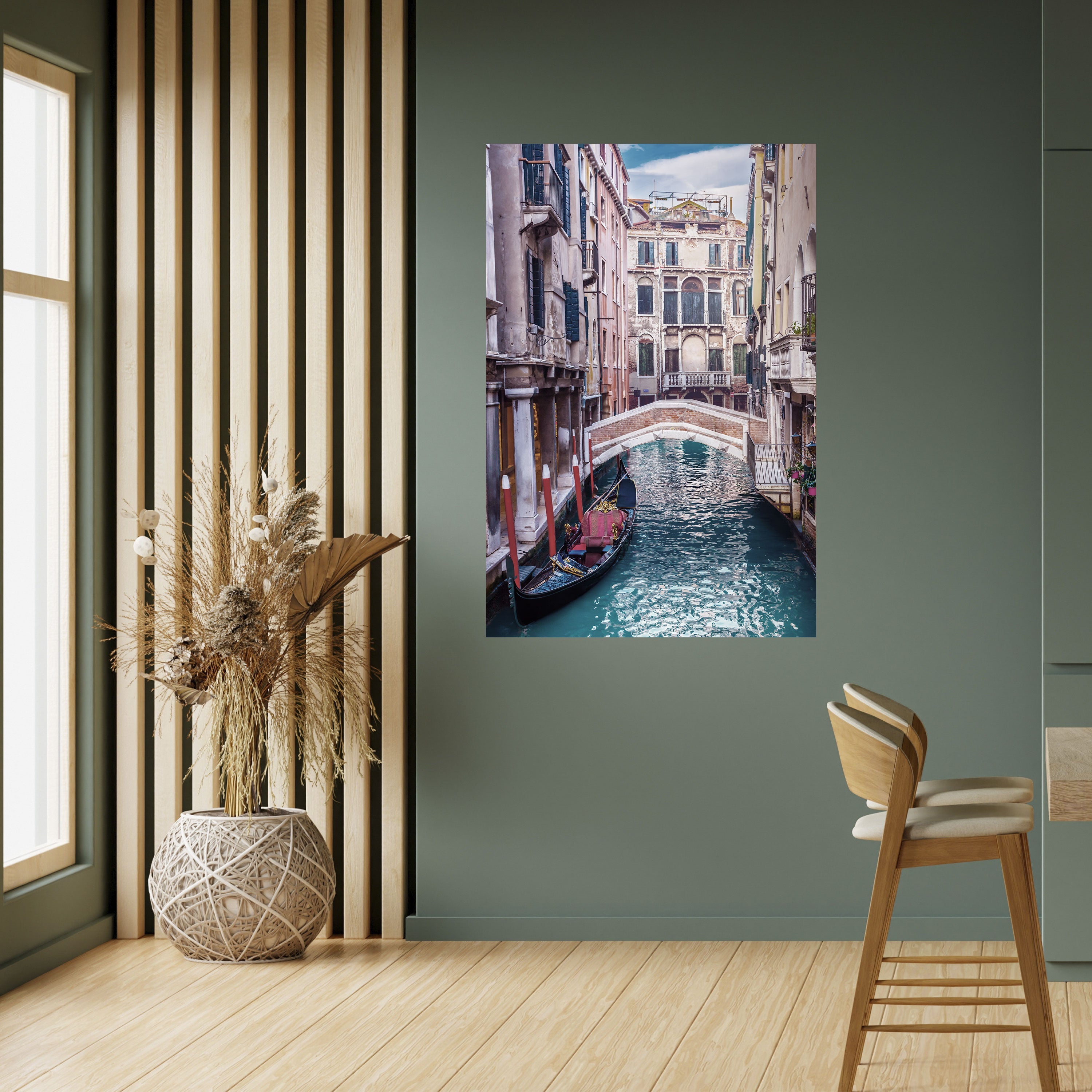 GONDOLA GLIDE Vertikales Poster zum Abziehen und Aufkleben