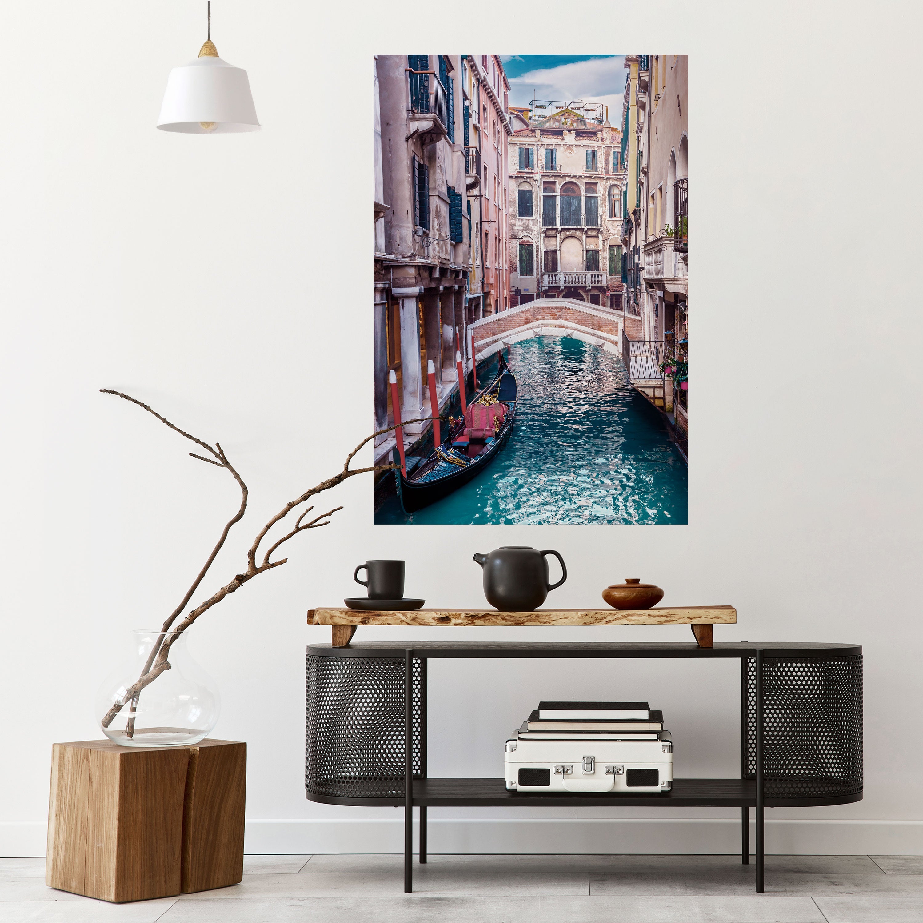 GONDOLA GLIDE Vertikales Poster zum Abziehen und Aufkleben