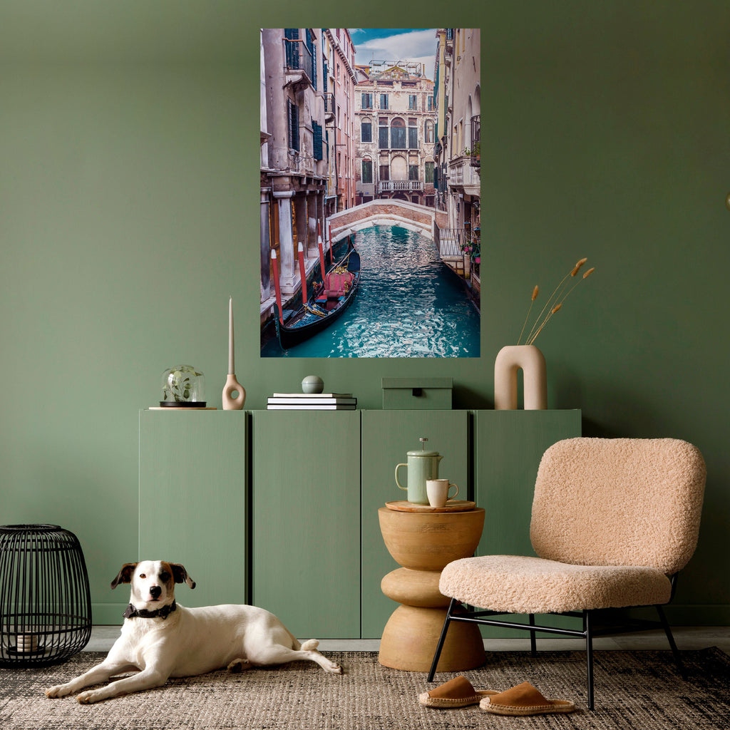 GONDOLA GLIDE Vertikales Poster zum Abziehen und Aufkleben