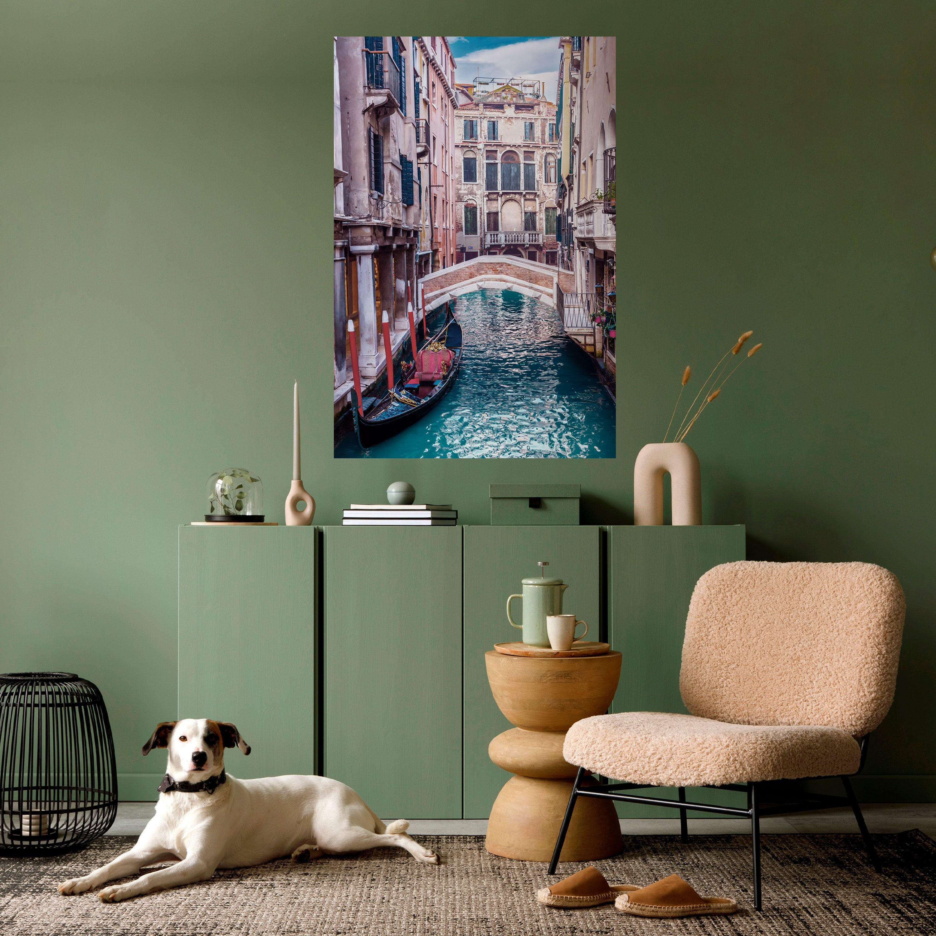 GONDOLA GLIDE Vertikales Poster zum Abziehen und Aufkleben