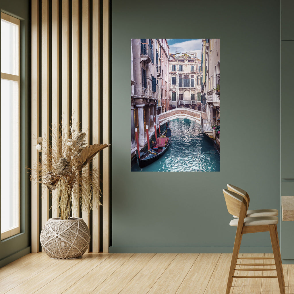 GONDOLA GLIDE Vertikales Poster zum Abziehen und Aufkleben