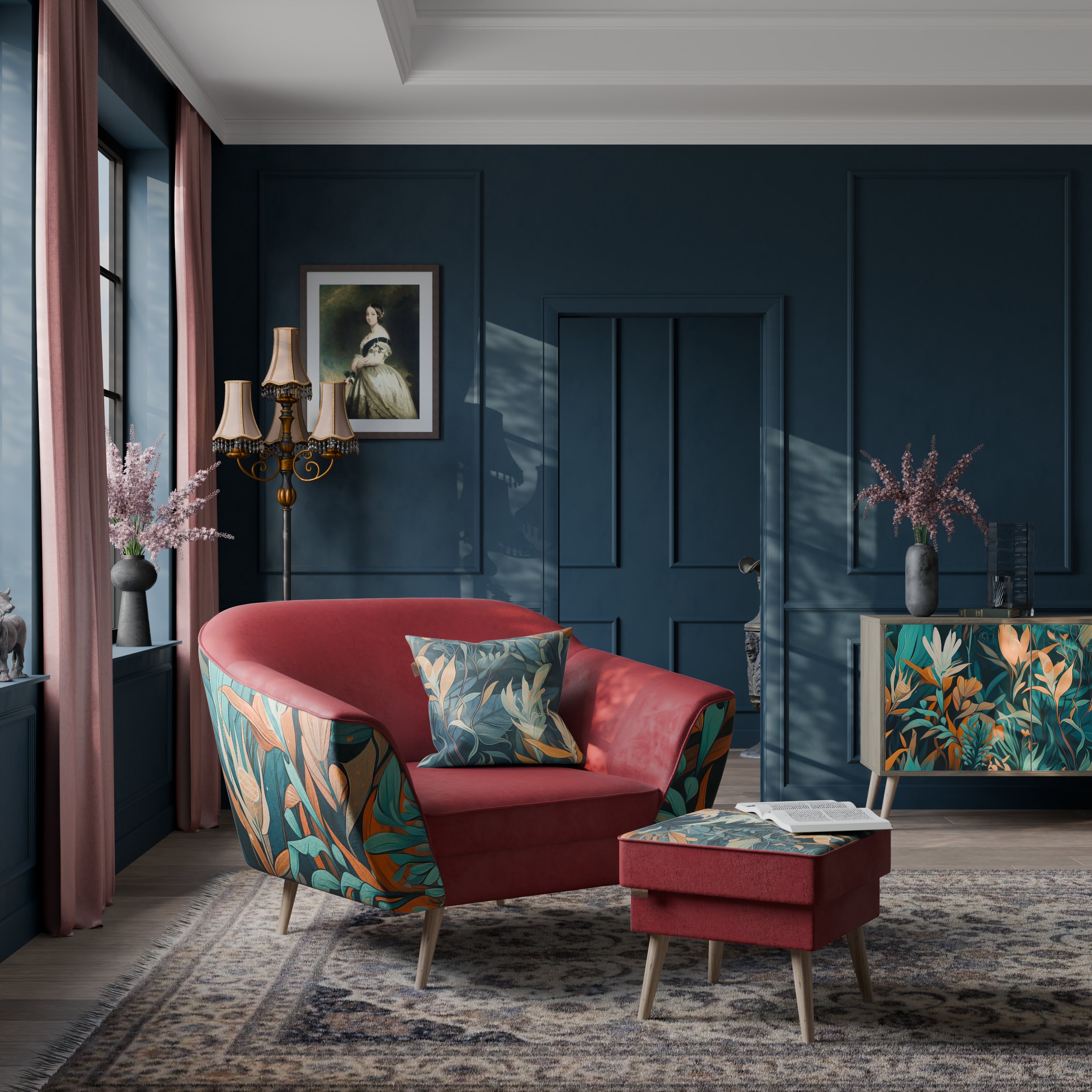 FLORAL SERENITY Sessel AURORA