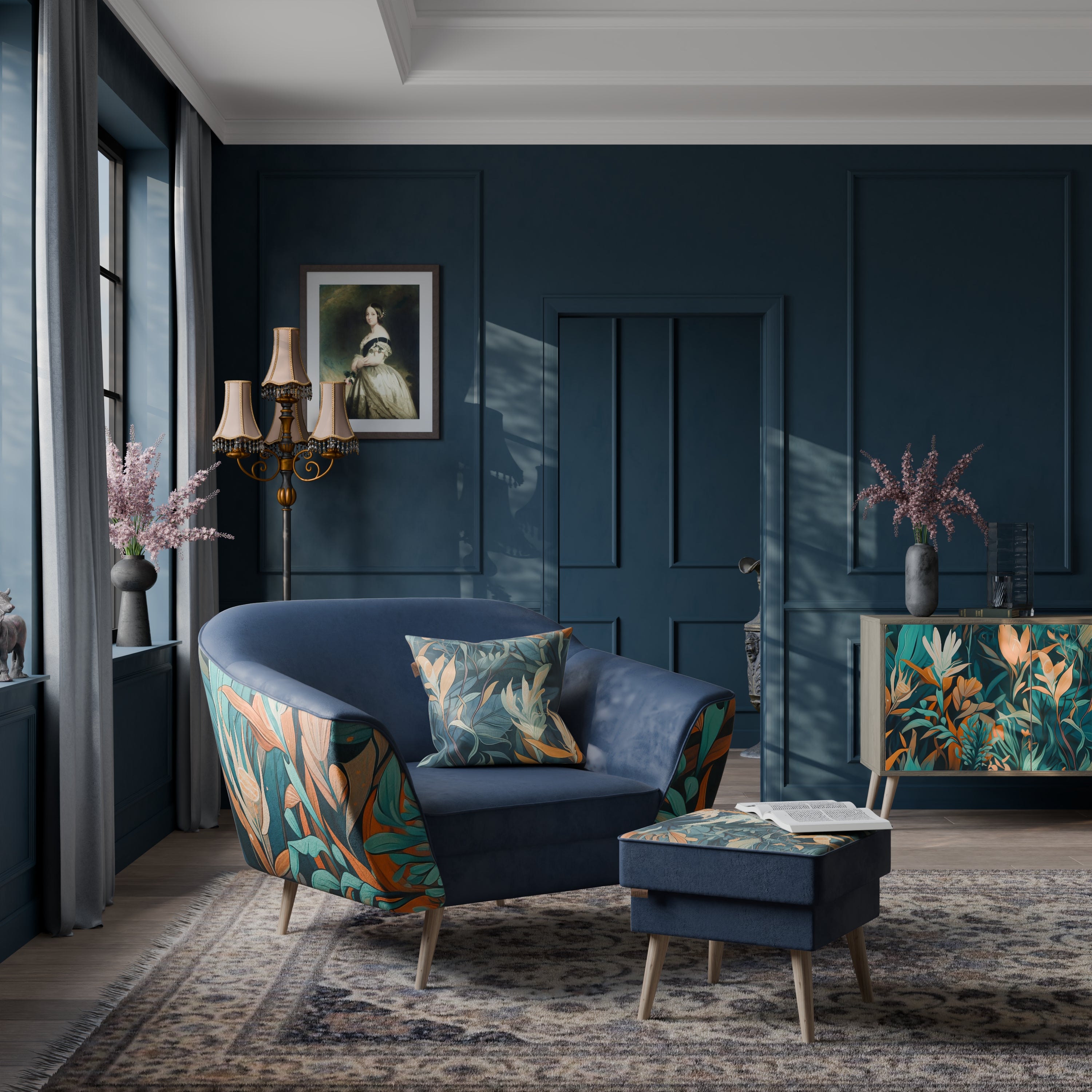 FLORAL SERENITY Sessel AURORA