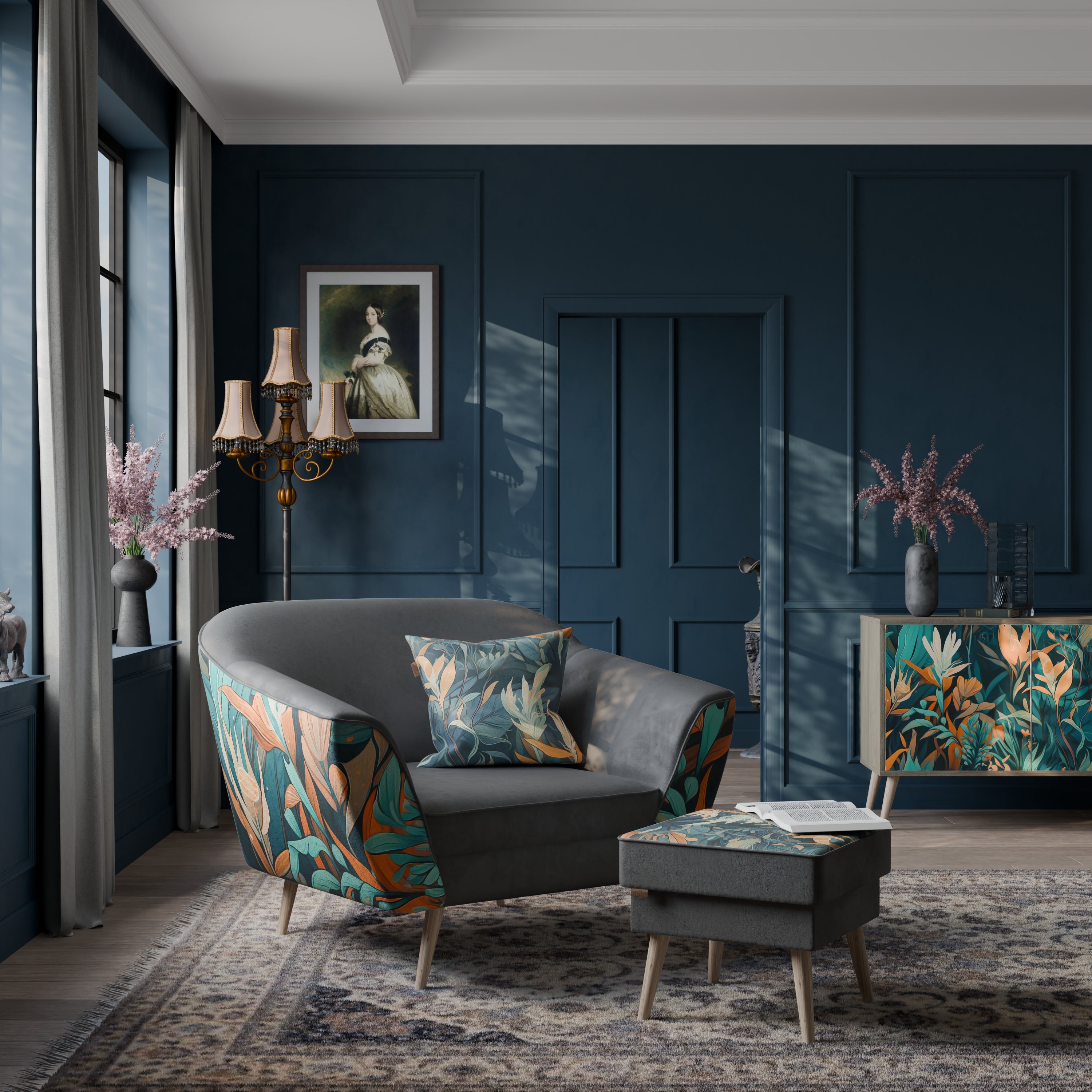 FLORAL SERENITY Sessel AURORA