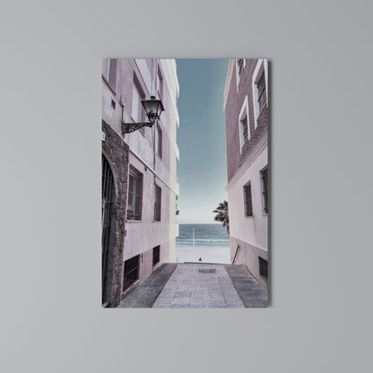 OCEAN'S WHISPER PATH Vertical Canvas Print