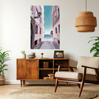 OCEAN'S WHISPER PATH Selbstklebendes Poster - Hochformat