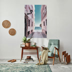 OCEAN'S WHISPER PATH Selbstklebendes Poster - Hochformat