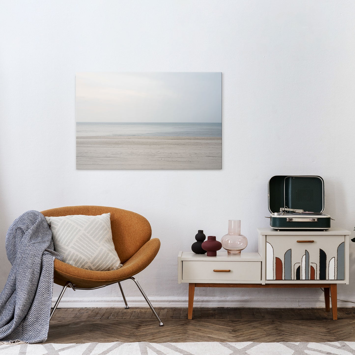 MISTY SEAS OF CALM Horizontal Canvas Print