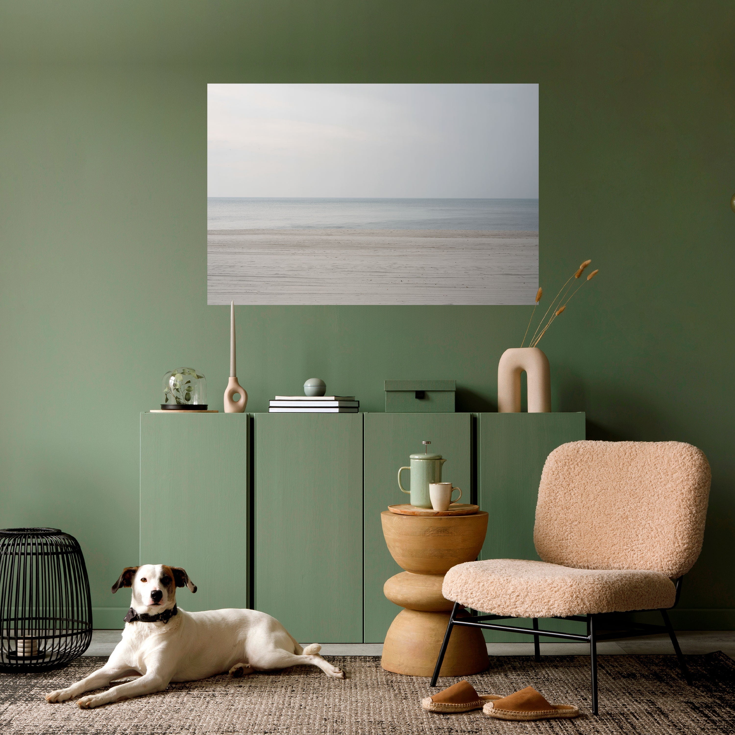 MISTY SEAS OF CALM Horizontales Poster zum Abziehen und Aufkleben