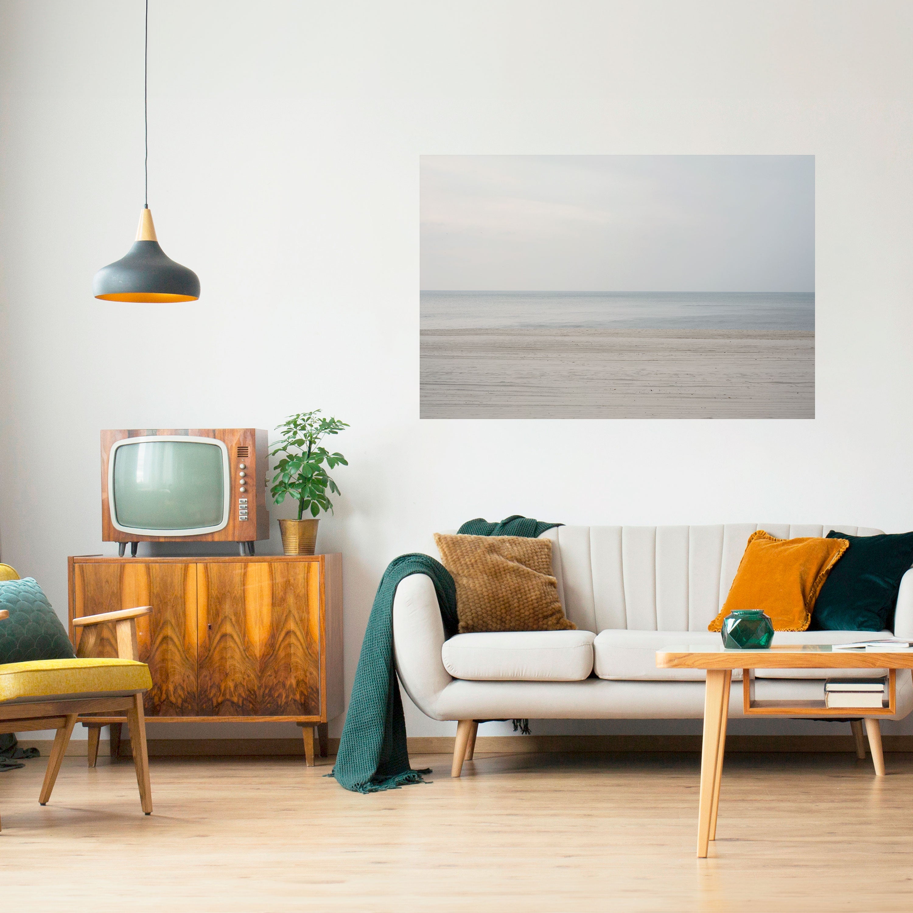 MISTY SEAS OF CALM Horizontales Poster zum Abziehen und Aufkleben