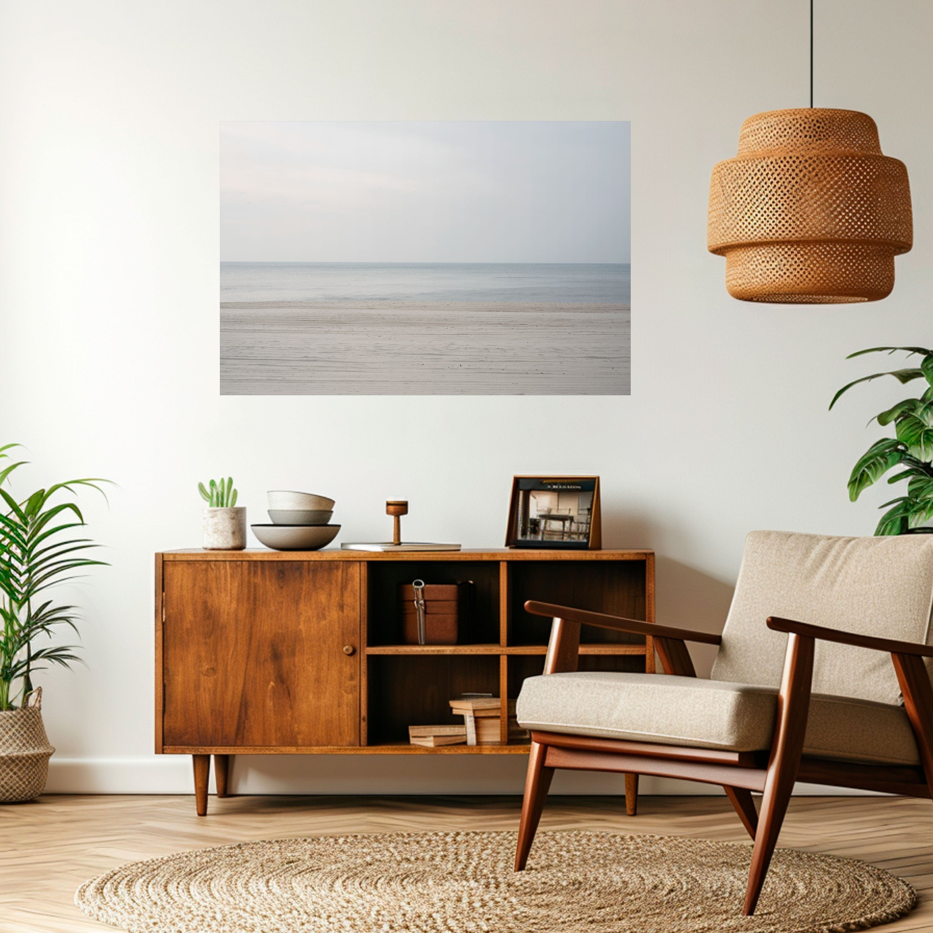 MISTY SEAS OF CALM Horizontales Poster zum Abziehen und Aufkleben