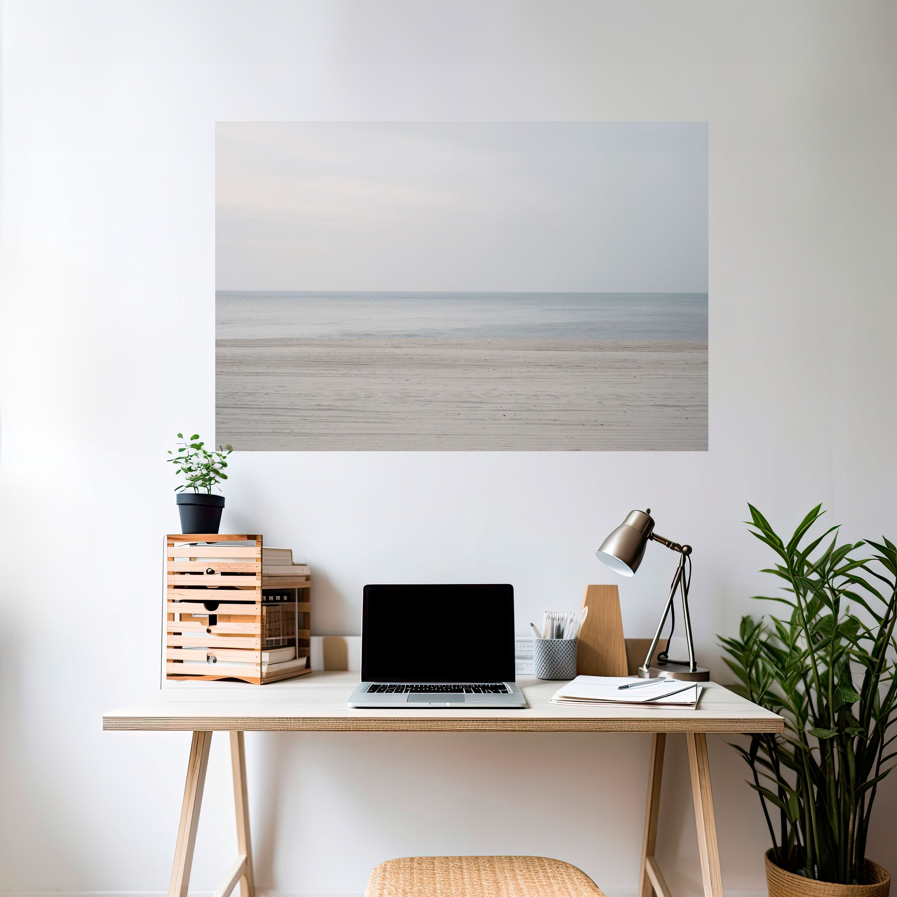 MISTY SEAS OF CALM Horizontales Poster zum Abziehen und Aufkleben