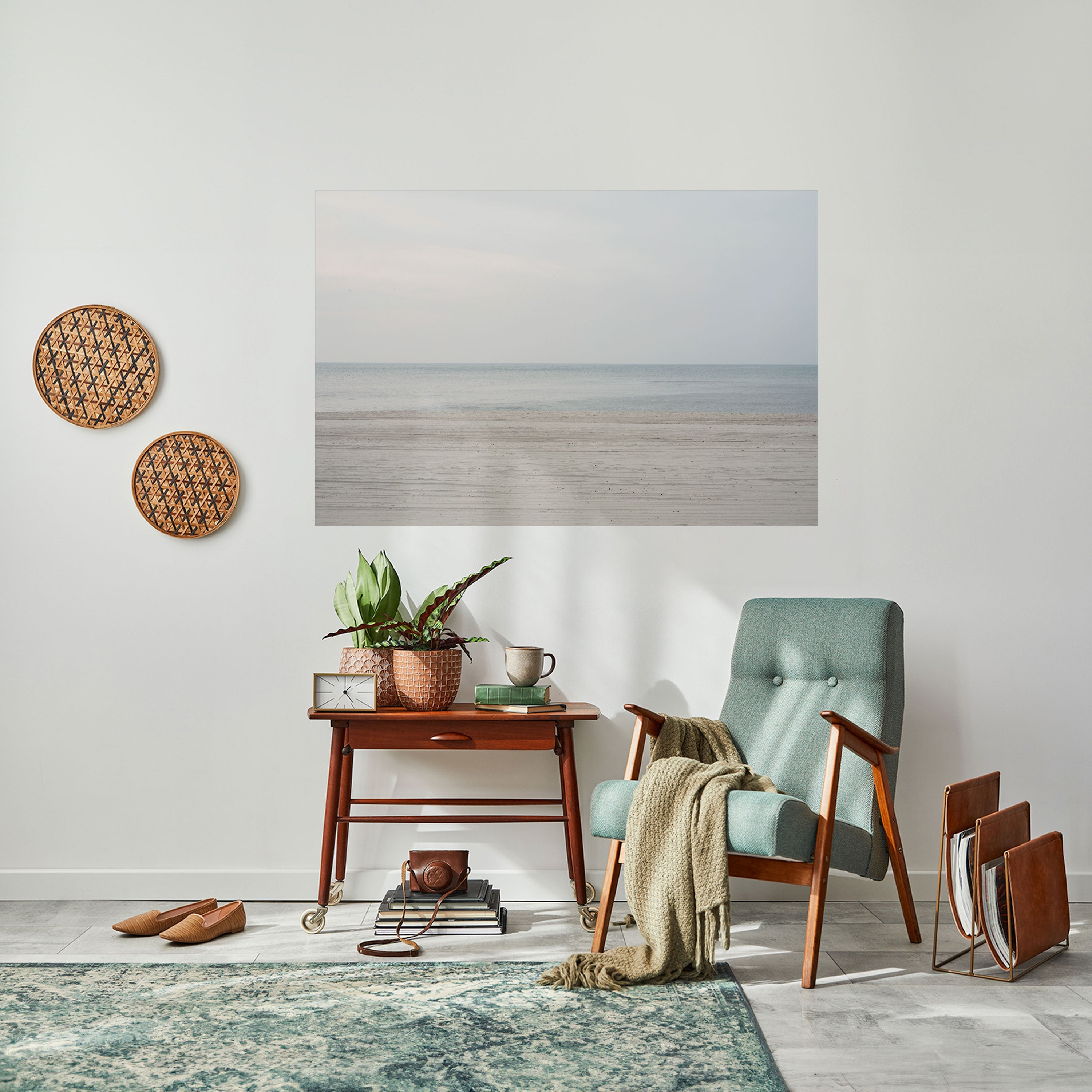 MISTY SEAS OF CALM Horizontales Poster zum Abziehen und Aufkleben