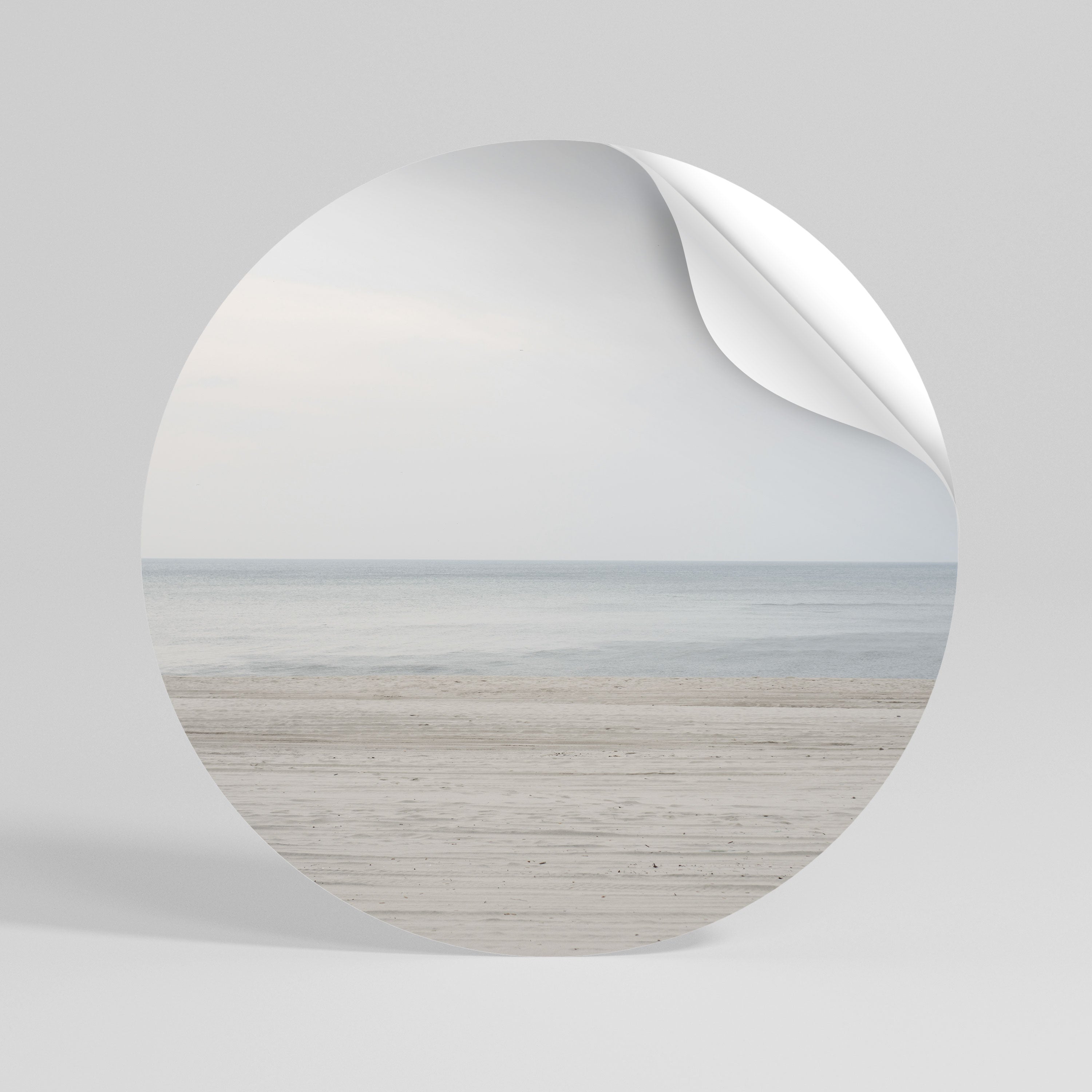 MISTY SEAS OF CALM Runder Wandsticker zum Abziehen und Aufkleben