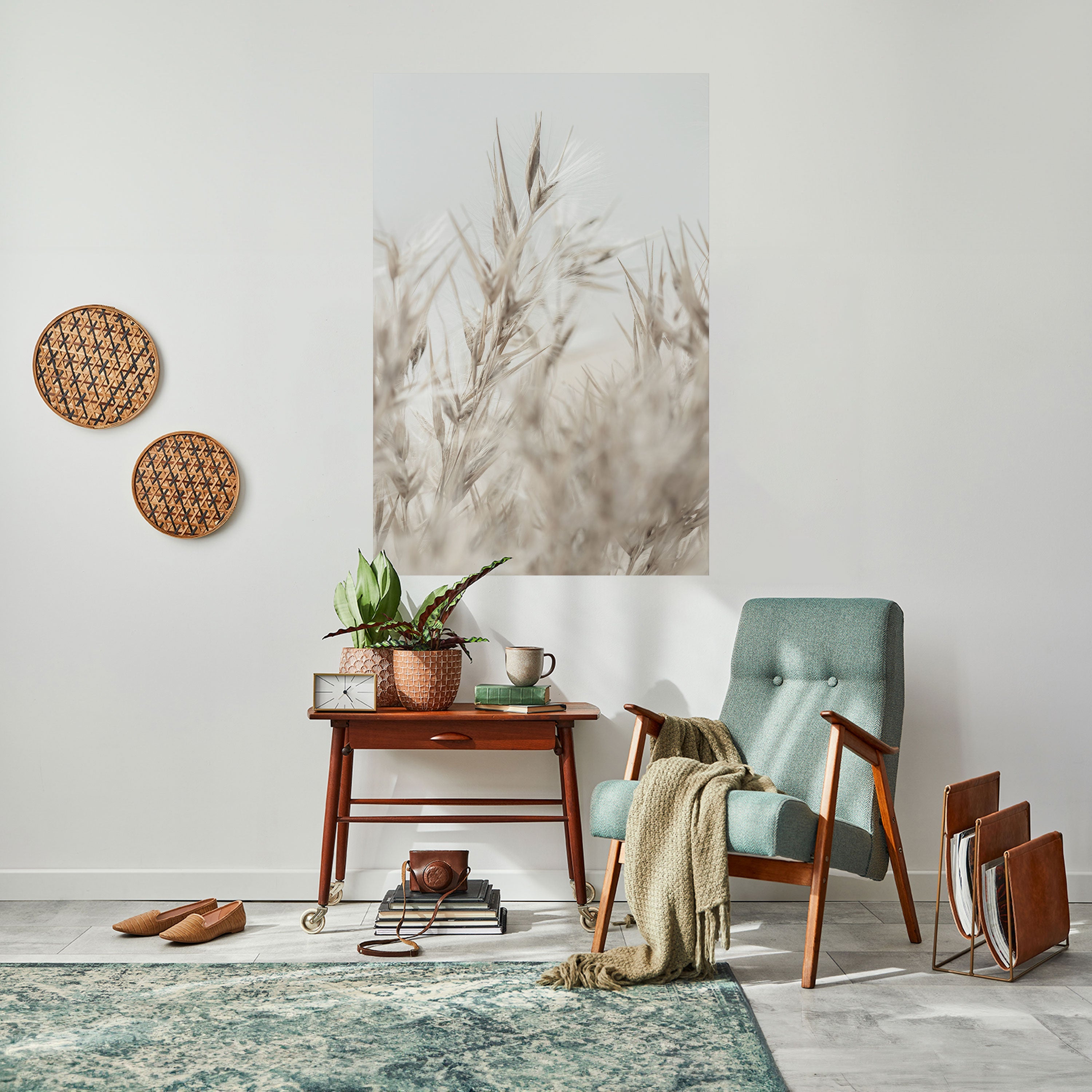TRANQUIL GRASSES Vertikales Poster zum Abziehen und Aufkleben