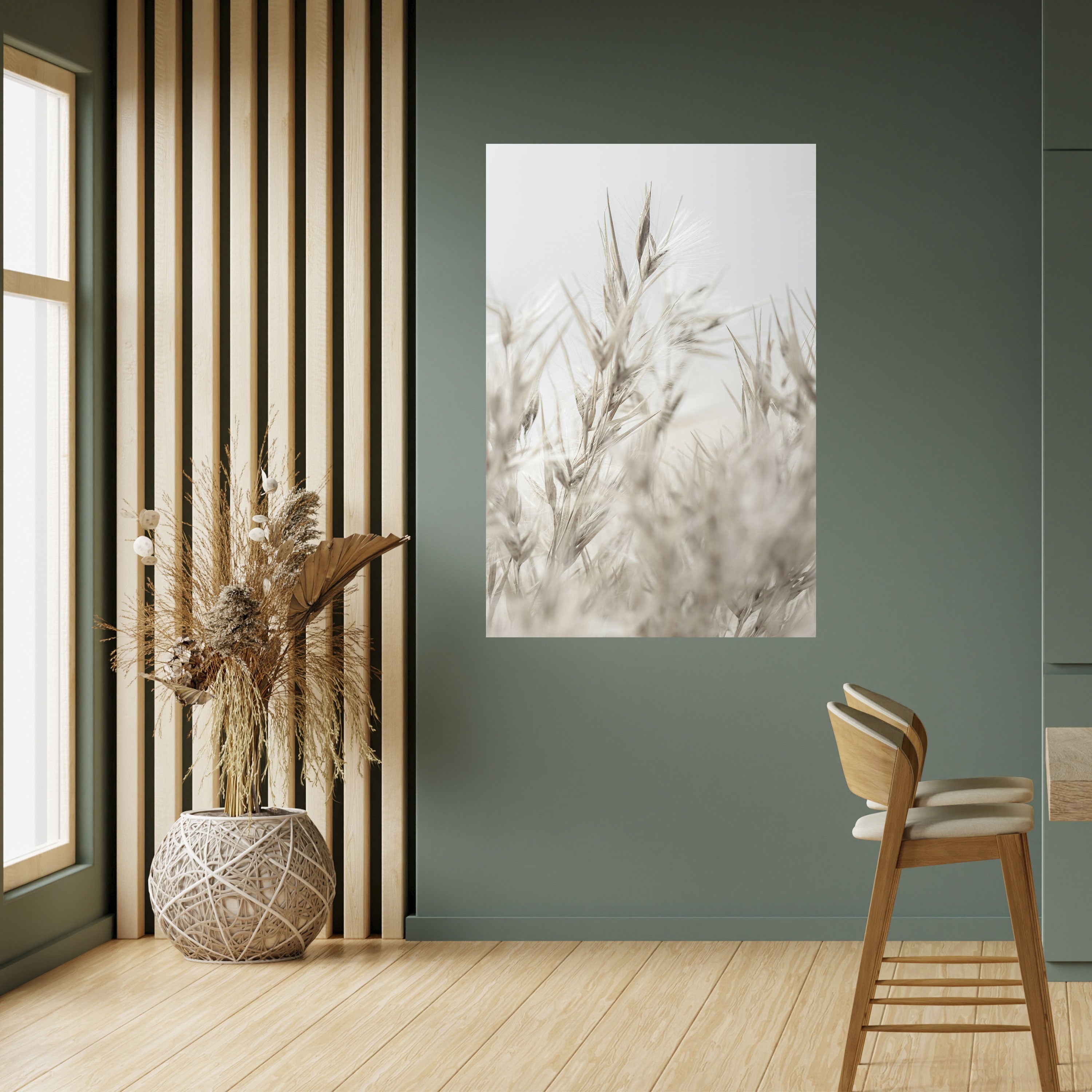 TRANQUIL GRASSES Vertikales Poster zum Abziehen und Aufkleben